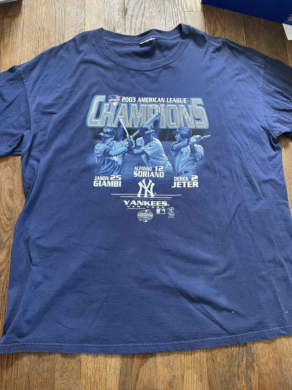 New York Yankees × Vintage Vintage Yankees Championship Tee Size US XXL / EU 58 / 5 - 1 Thumbnail