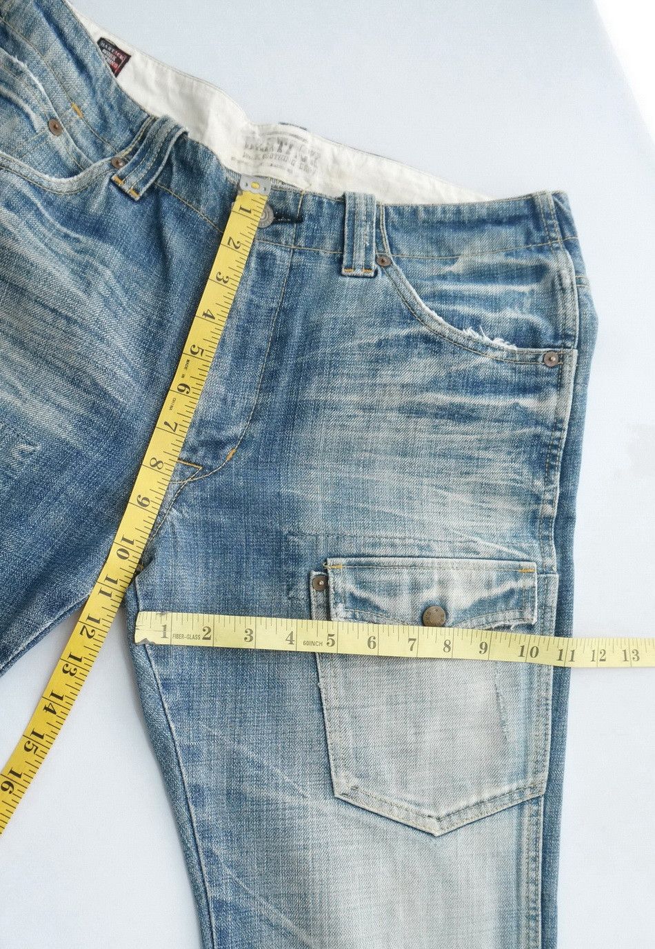 Japanese Brand Japanese Rare BARTACK'S Vintage Aging Bush Jeans Size US 32 / EU 48 - 15 Thumbnail
