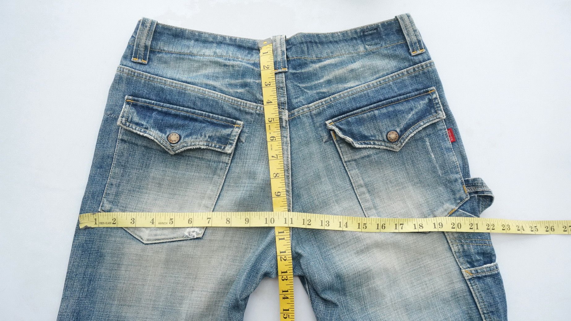 Japanese Brand Japanese Rare BARTACK'S Vintage Aging Bush Jeans Size US 32 / EU 48 - 19 Thumbnail