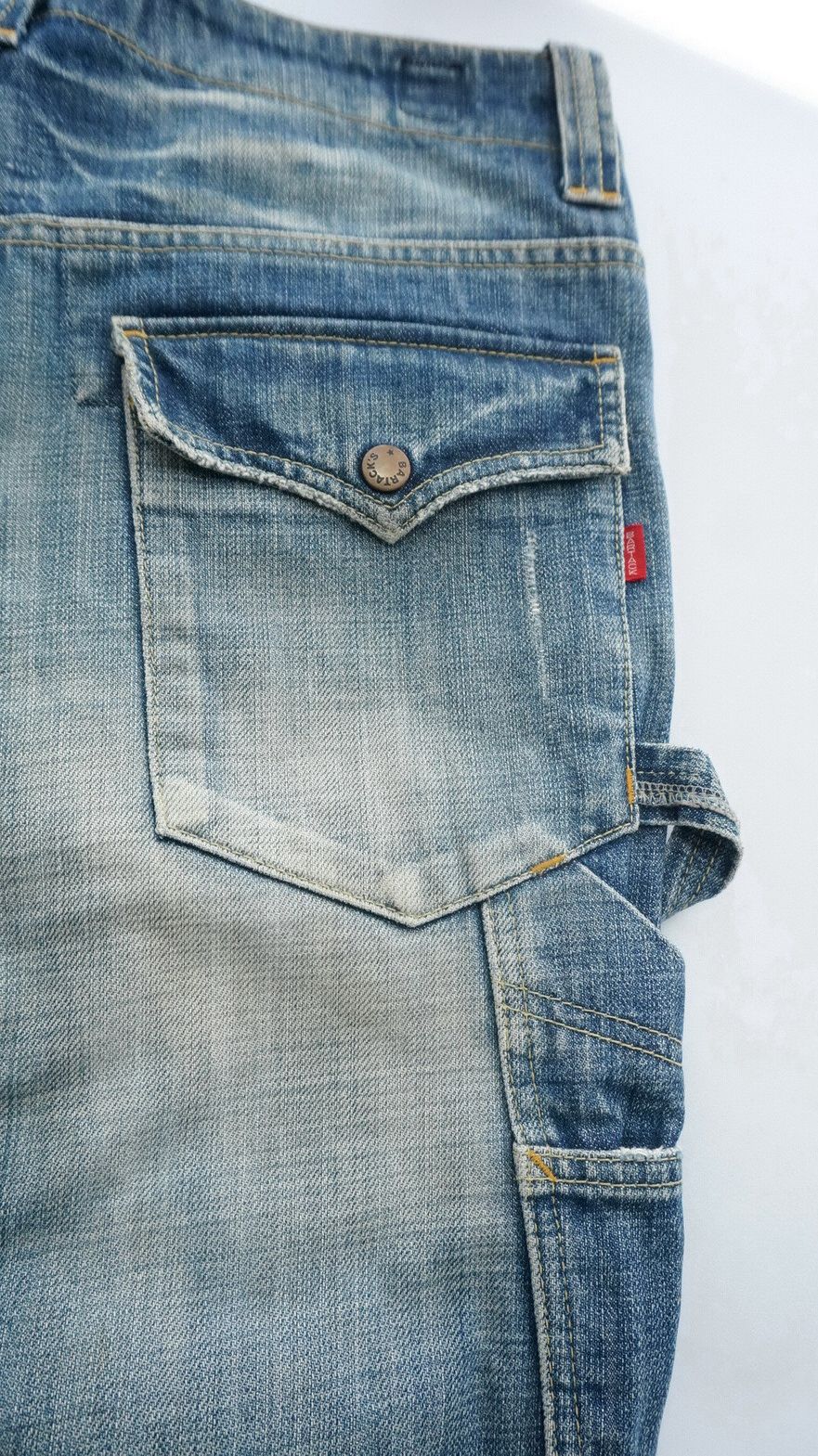Japanese Brand Japanese Rare BARTACK'S Vintage Aging Bush Jeans Size US 32 / EU 48 - 20 Thumbnail