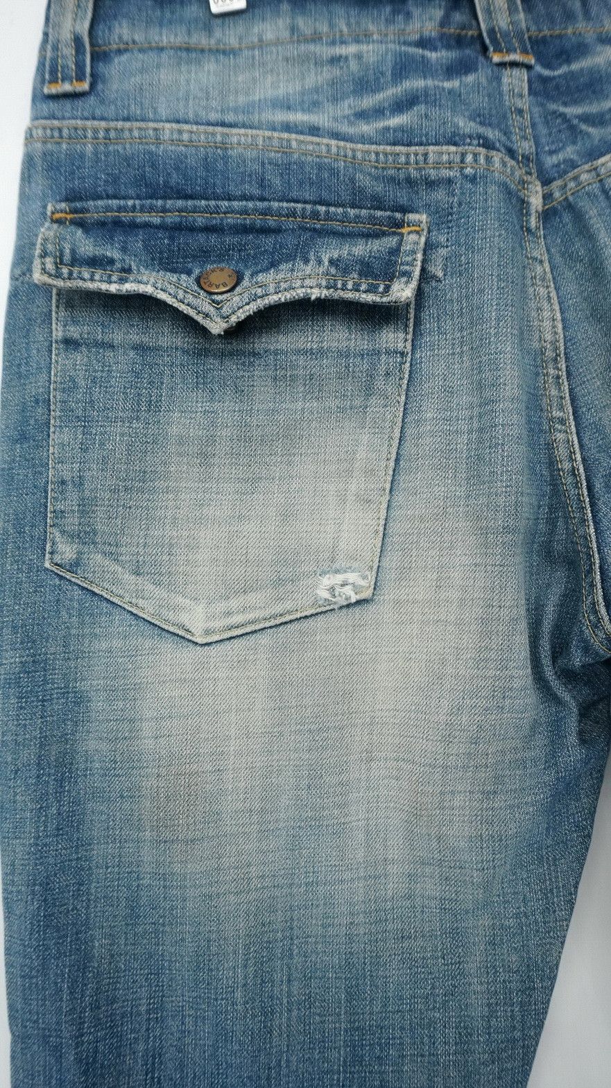 Japanese Brand Japanese Rare BARTACK'S Vintage Aging Bush Jeans Size US 32 / EU 48 - 8 Thumbnail