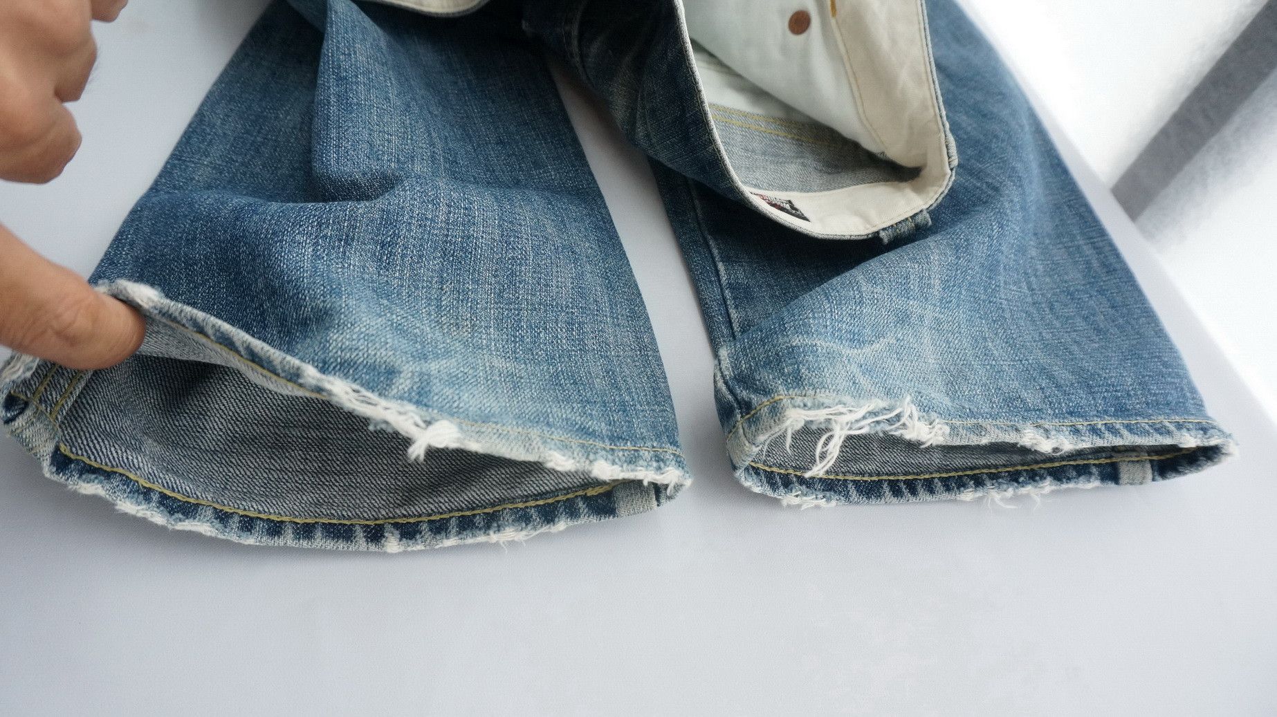 Japanese Brand Japanese Rare BARTACK'S Vintage Aging Bush Jeans Size US 32 / EU 48 - 25 Thumbnail