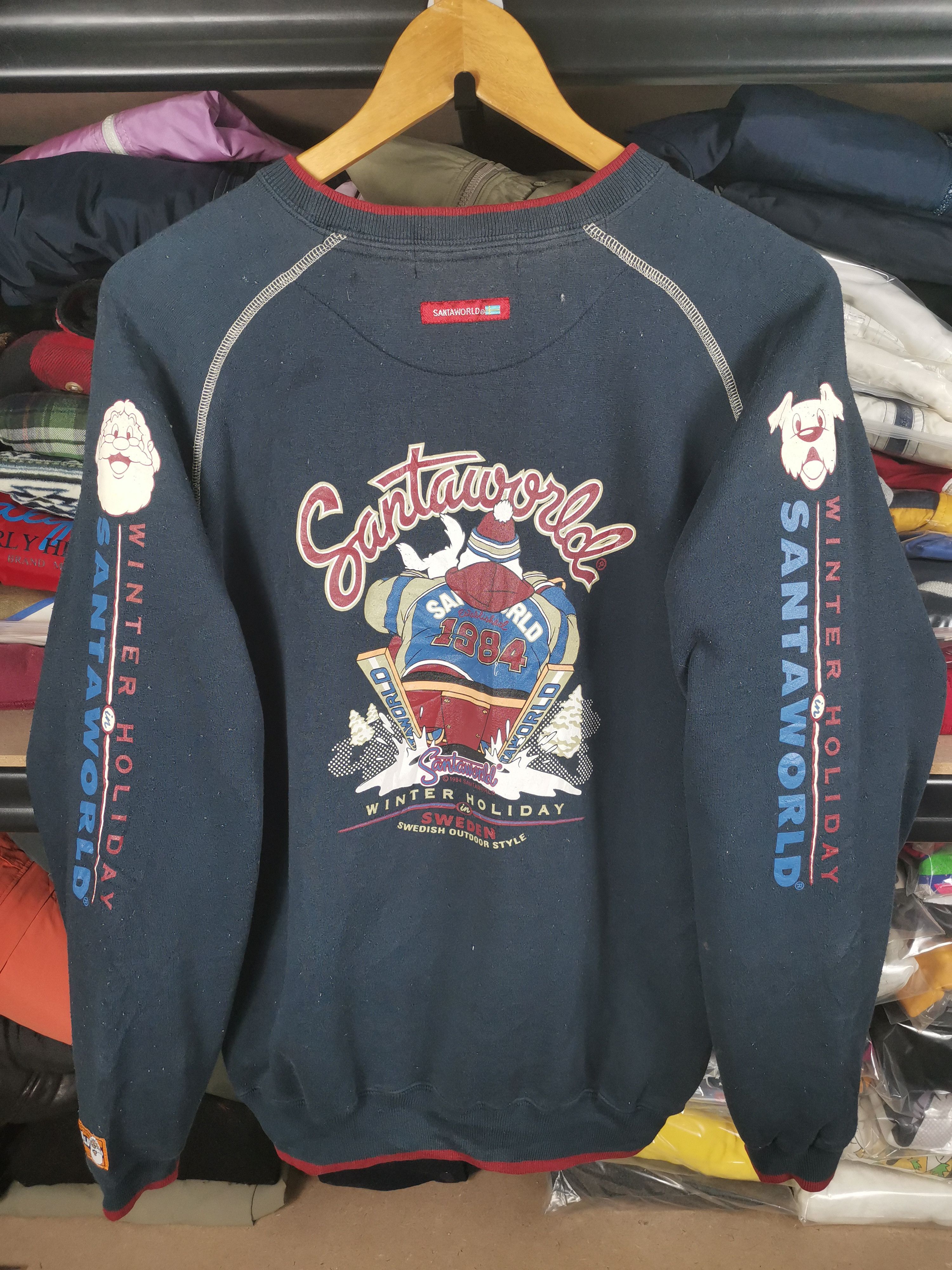 Captain Santors Vintage Captain Santa World Crewneck Size US M / EU 48-50 / 2 - 2 Thumbnail