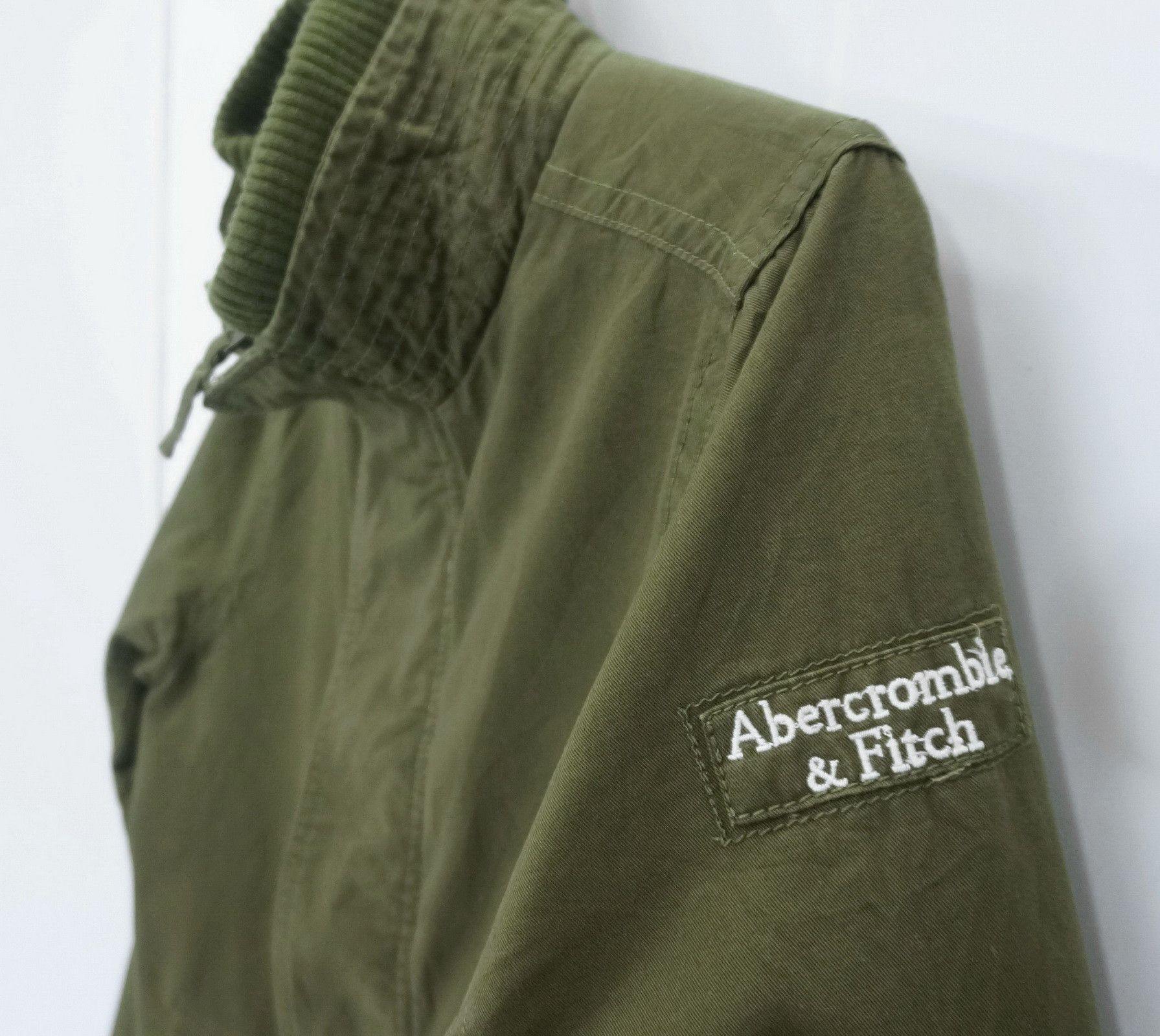 Abercrombie & Fitch 🔥 ABERCROMBIE & FITCH Military High Neck Quilted Jacket Size US L / EU 52-54 / 3 - 5 Thumbnail