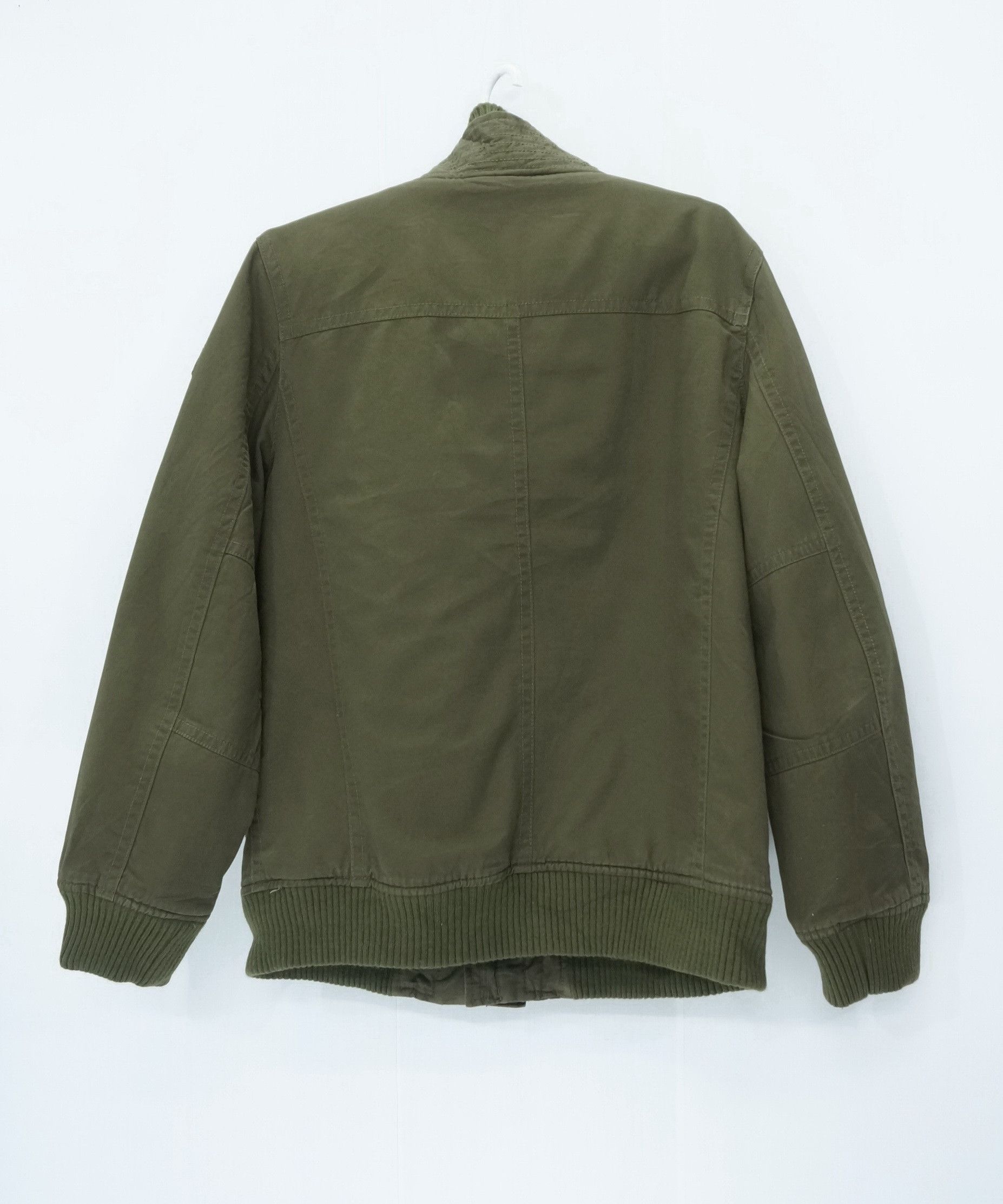Abercrombie & Fitch 🔥 ABERCROMBIE & FITCH Military High Neck Quilted Jacket Size US L / EU 52-54 / 3 - 4 Thumbnail