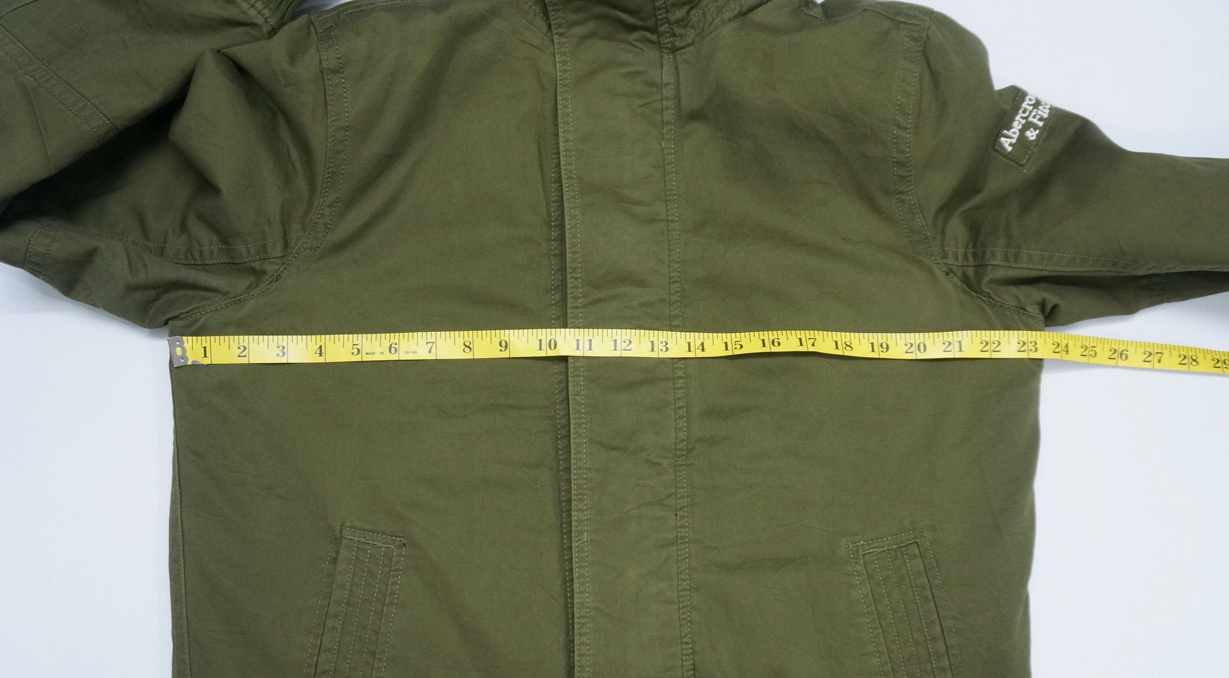 Abercrombie & Fitch 🔥 ABERCROMBIE & FITCH Military High Neck Quilted Jacket Size US L / EU 52-54 / 3 - 15 Thumbnail