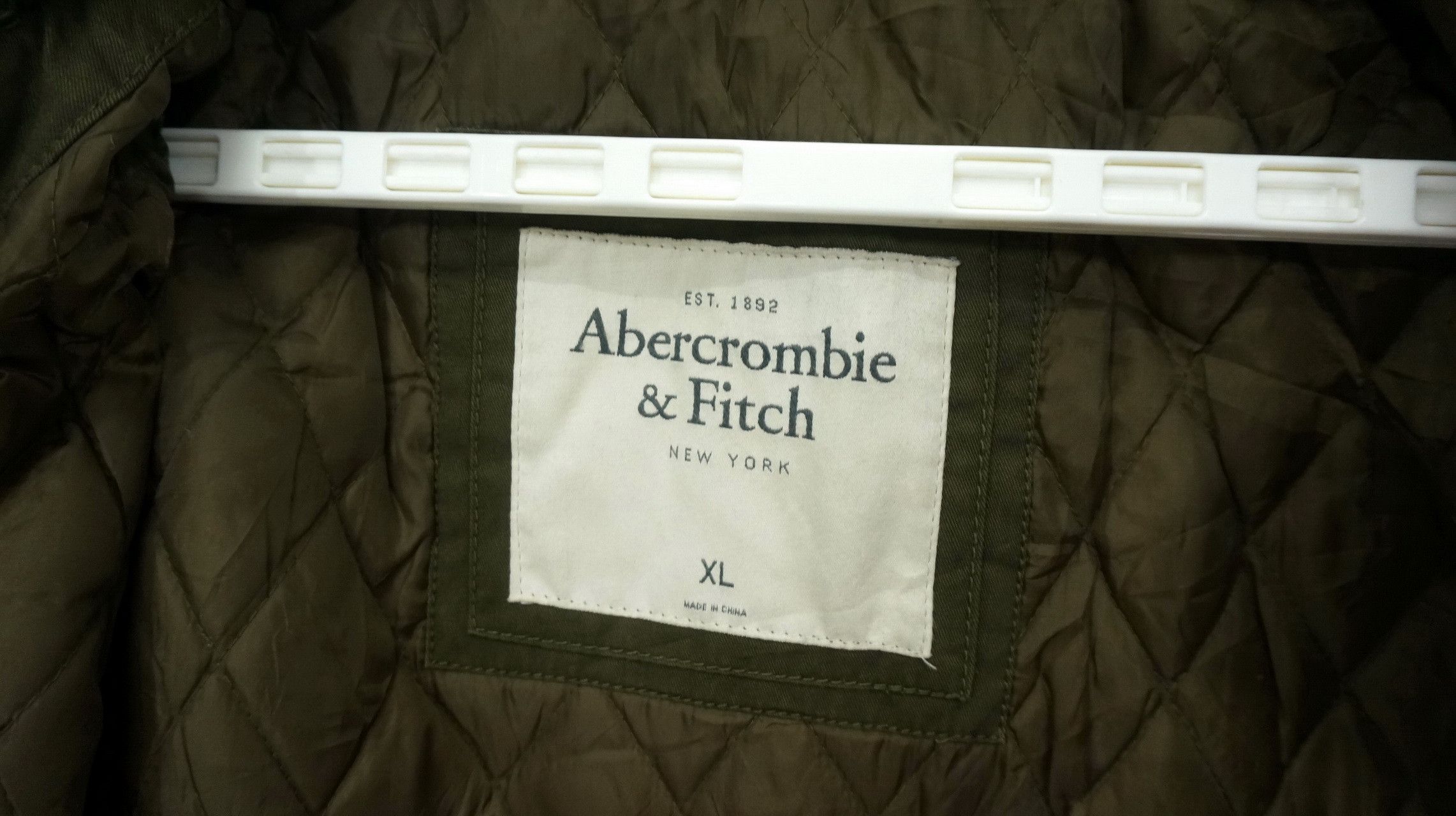 Abercrombie & Fitch 🔥 ABERCROMBIE & FITCH Military High Neck Quilted Jacket Size US L / EU 52-54 / 3 - 14 Thumbnail