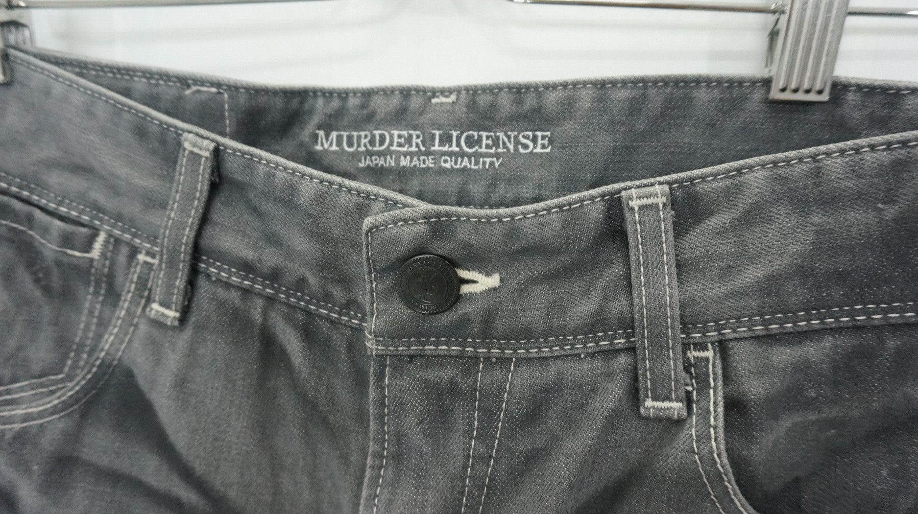 Japanese Brand Japan MURDER LICENSE Skinny Jeans Size US 29 - 9 Thumbnail
