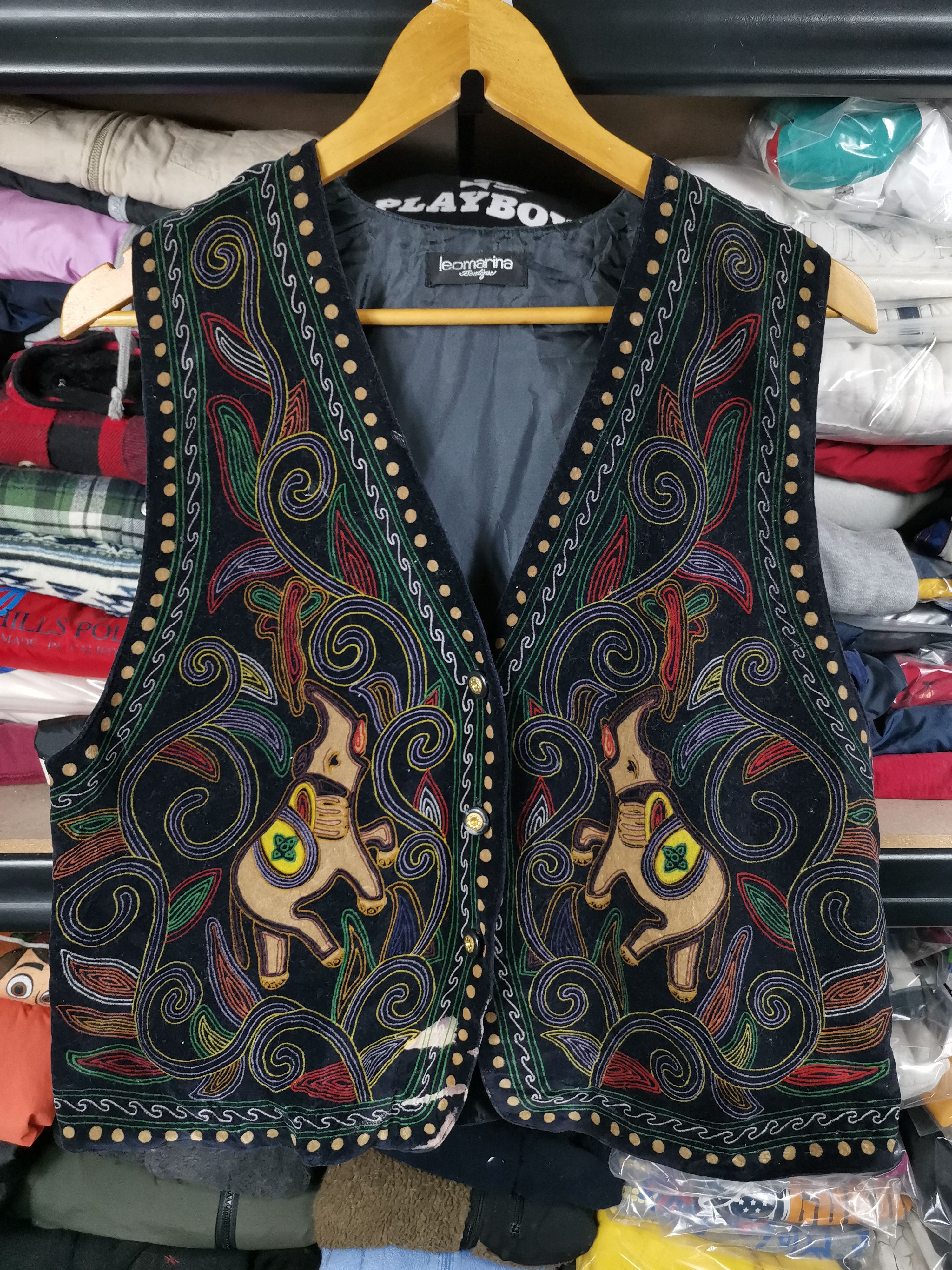 If Six Was Nine Vintage 90s Japanese Vest Velvet Western Style Vest Size US M / EU 48-50 / 2 - 2 Thumbnail