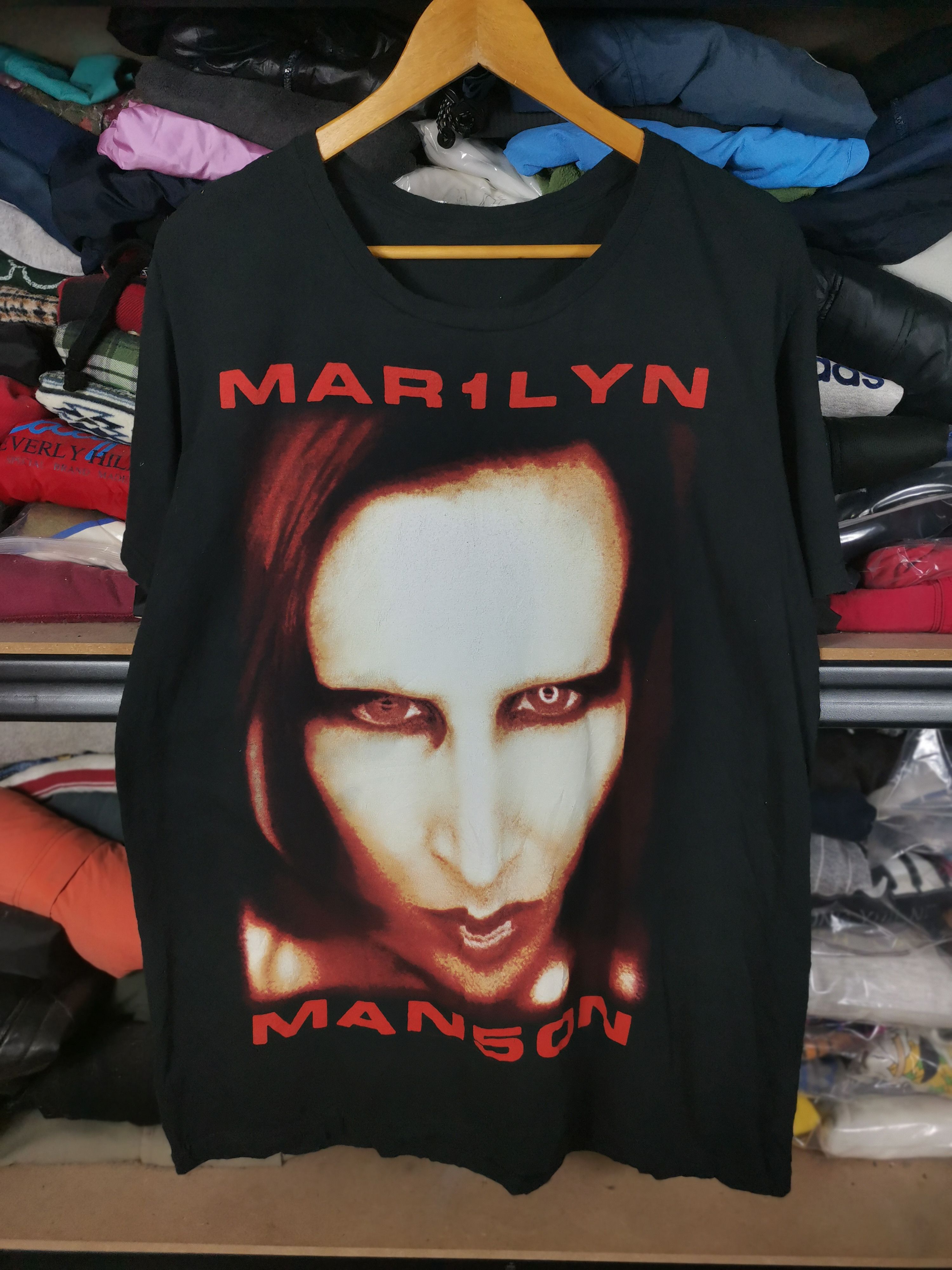 Band Tees × Marilyn Manson × Vintage Vintage Marilyn Manson Tshirt