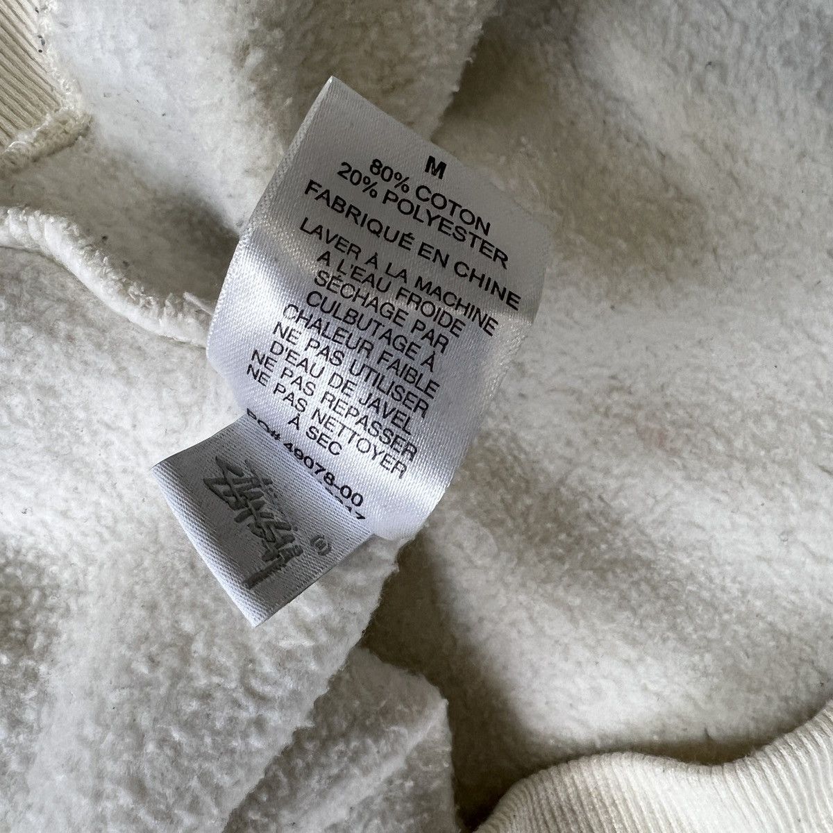 Stussy Vintage Stussy Star Hoodie Distressed Fade Hooded Sweatshirt Size US M / EU 48-50 / 2 - 8 Thumbnail