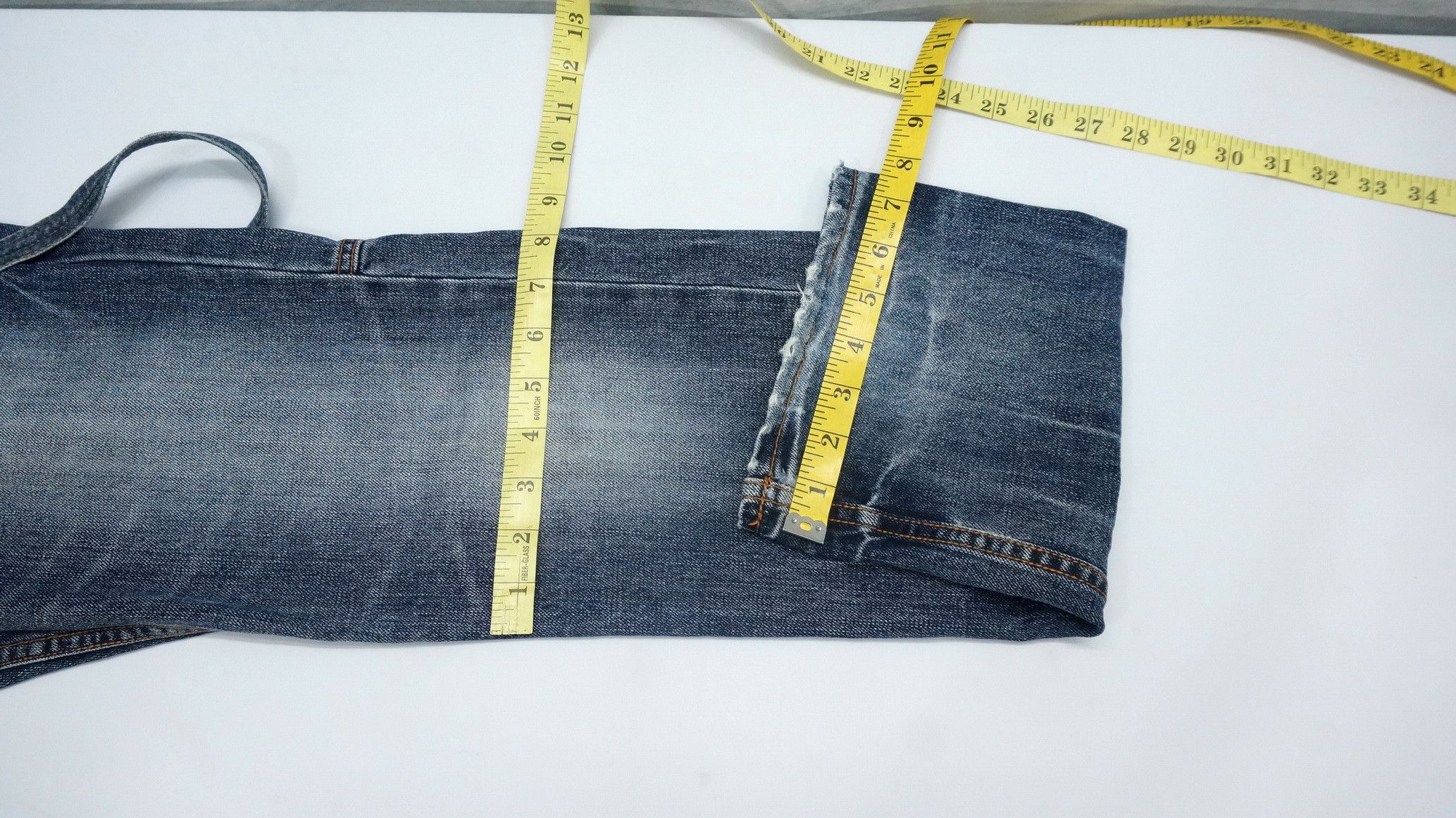Japanese Brand 🔥Vtg! PPFM Peyton Place For Men Lowrise Jeans Cow Leather Size US 30 / EU 46 - 18 Thumbnail