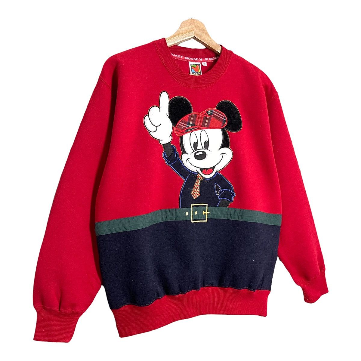 Cartoon Network × Mickey Mouse × Vintage Vintage 90s Mickey Mouse Big Logo Crewneck Sweatshirt Size US M / EU 48-50 / 2 - 2 Thumbnail