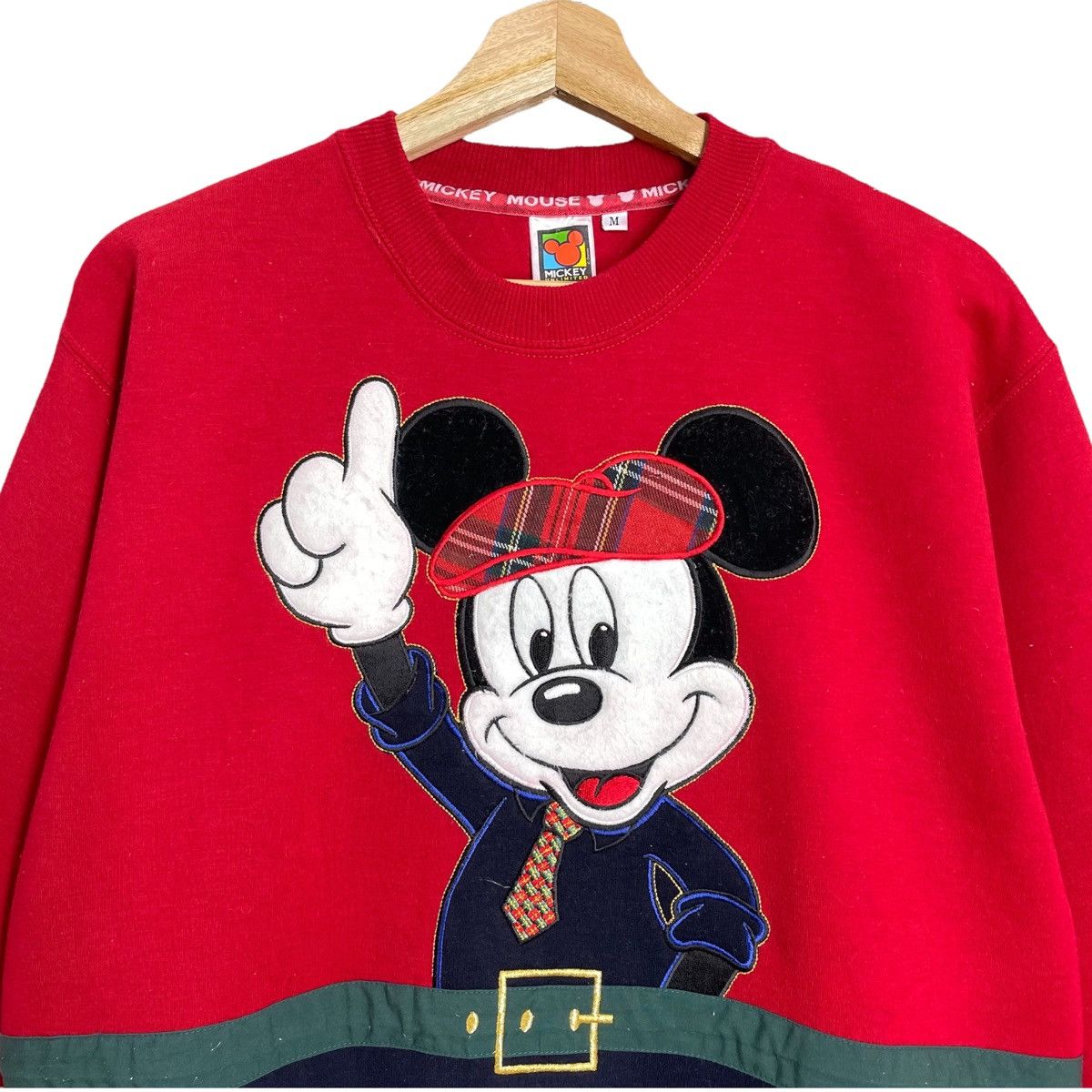 Cartoon Network × Mickey Mouse × Vintage Vintage 90s Mickey Mouse Big Logo Crewneck Sweatshirt Size US M / EU 48-50 / 2 - 4 Thumbnail