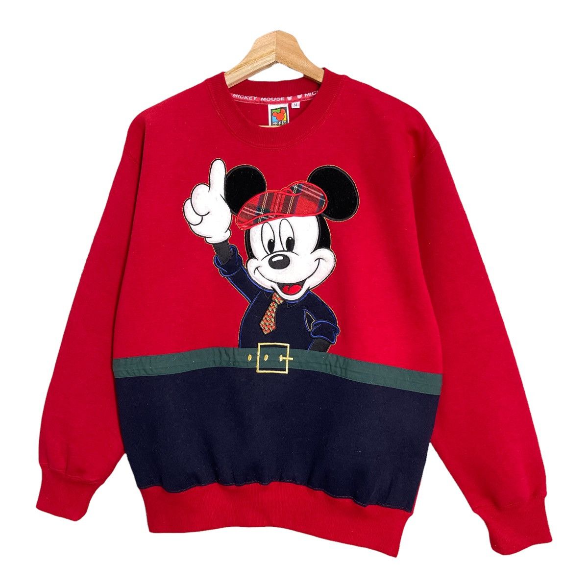 Cartoon Network × Mickey Mouse × Vintage Vintage 90s Mickey Mouse Big Logo Crewneck Sweatshirt Size US M / EU 48-50 / 2 - 3 Thumbnail