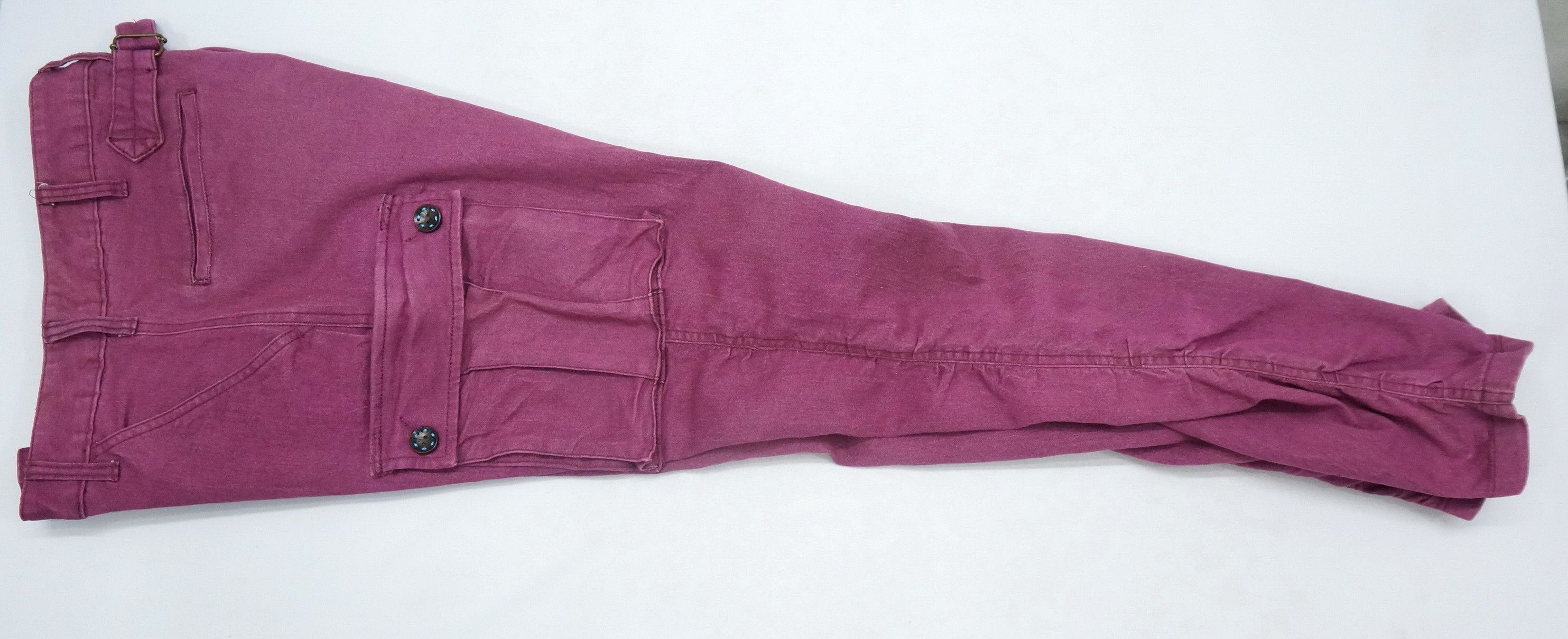 Japanese Brand JUNGLE STORM Drop Crotch Buckle Back Cargo Pants Size US 31 - 10 Thumbnail
