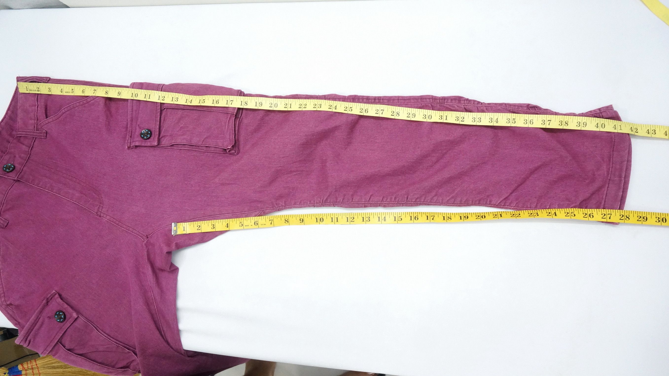 Japanese Brand JUNGLE STORM Drop Crotch Buckle Back Cargo Pants Size US 31 - 13 Thumbnail