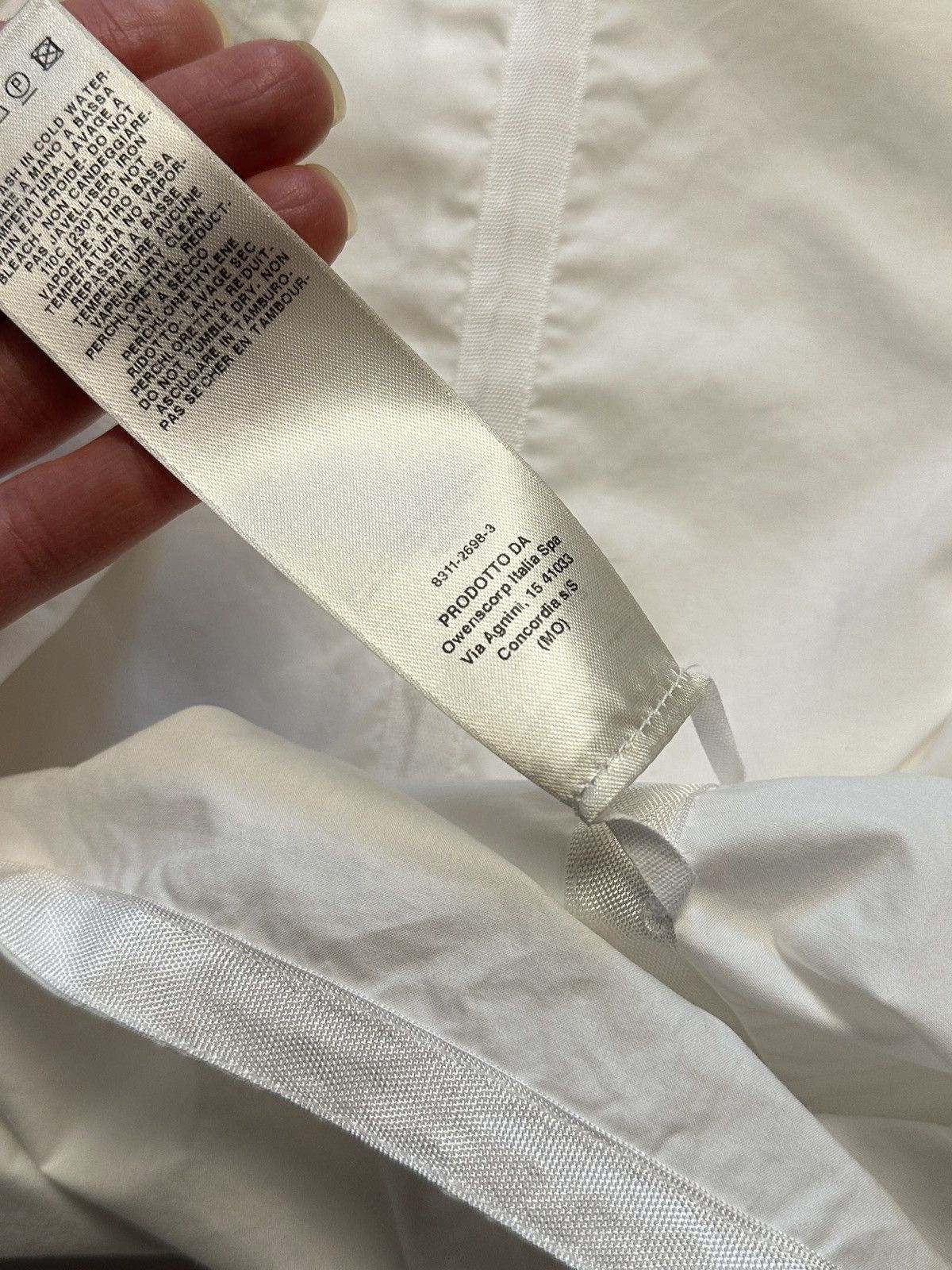 Rick Owens Rick Owens Walrus S/S17 Cotton Blouse Size S / US 4 / IT 40 - 9 Thumbnail