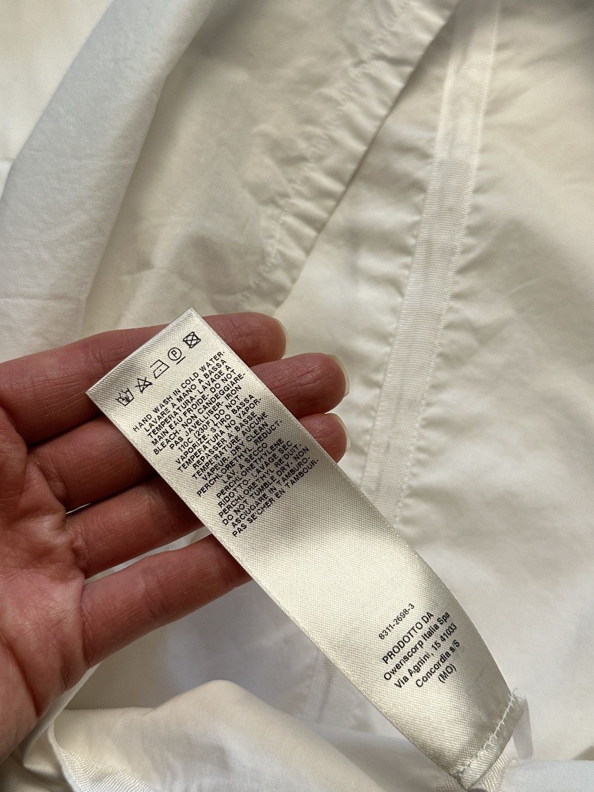 Rick Owens Rick Owens Walrus S/S17 Cotton Blouse Size S / US 4 / IT 40 - 10 Thumbnail