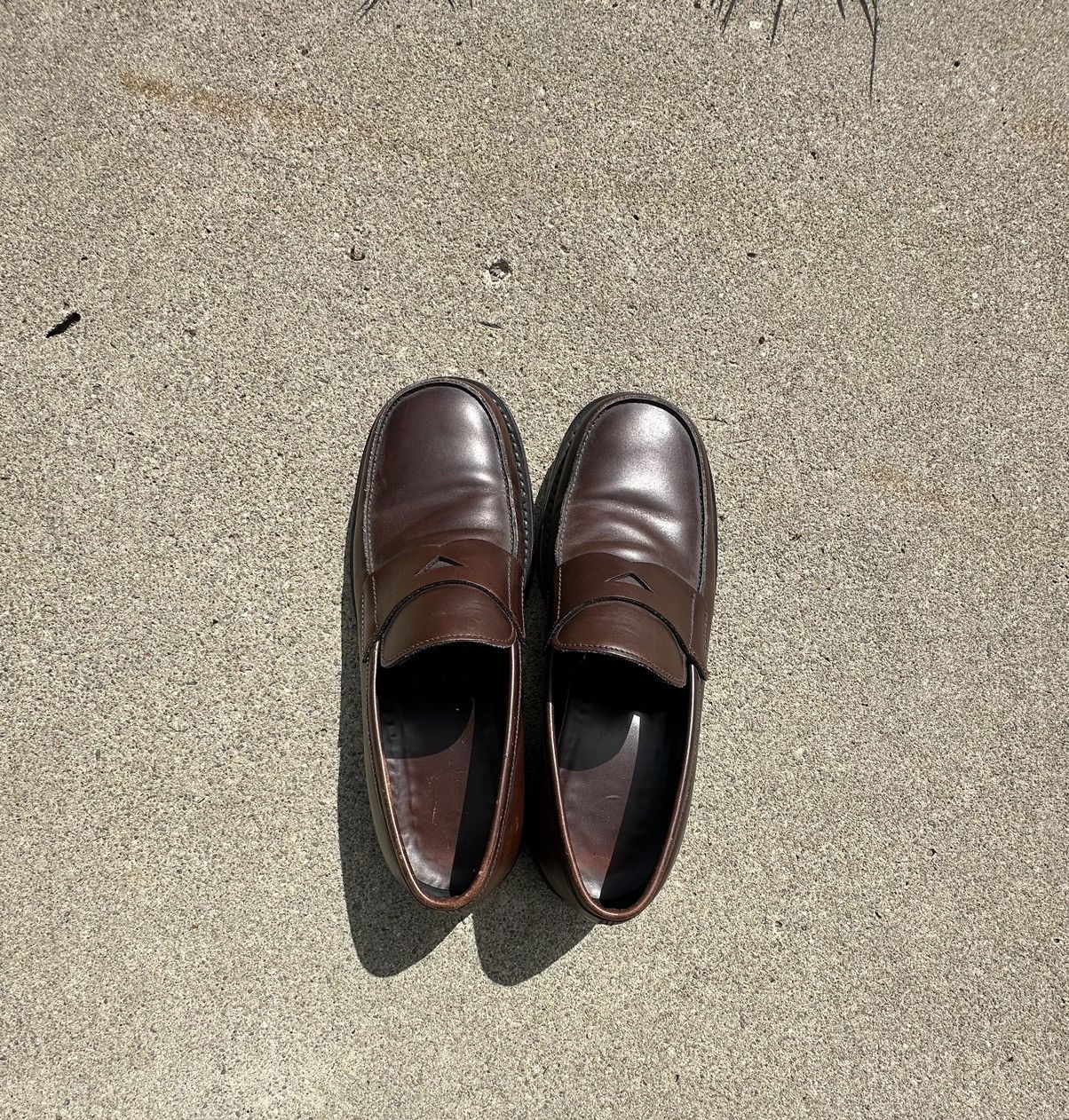 image of Prada Penny Loafer in Brown, Men's (Size 11.5)