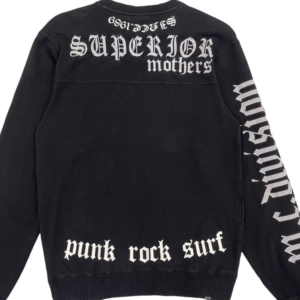 Japanese Brand × Vintage Mcd Punk Rock Surf Vneck Sweatshirt Size S Size US M / EU 48-50 / 2 - 10 Thumbnail