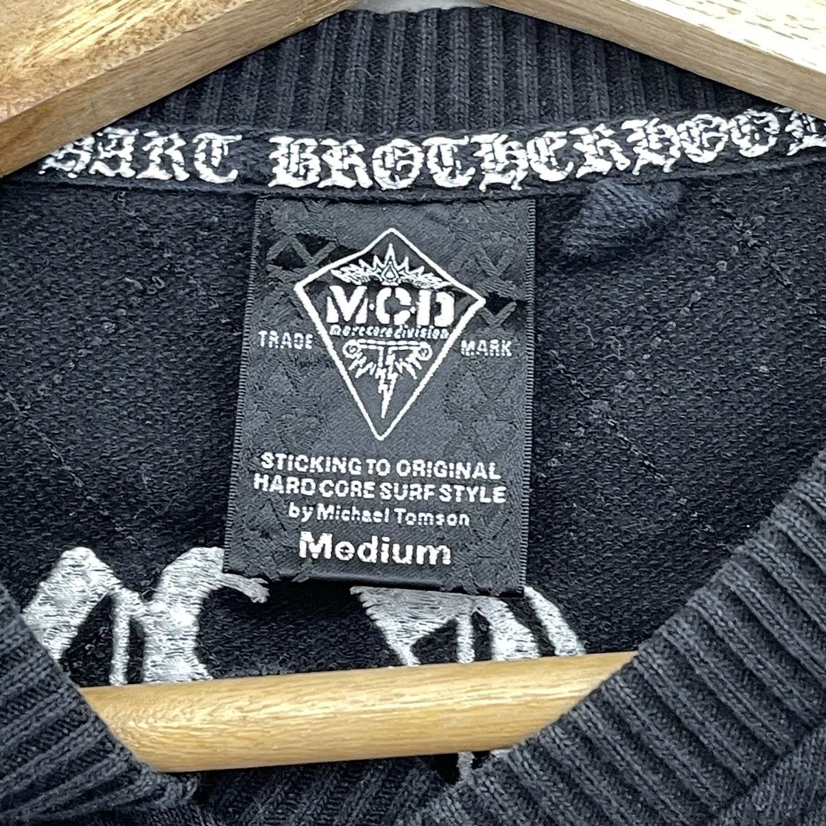 Japanese Brand × Vintage Mcd Punk Rock Surf Vneck Sweatshirt Size S Size US M / EU 48-50 / 2 - 13 Thumbnail
