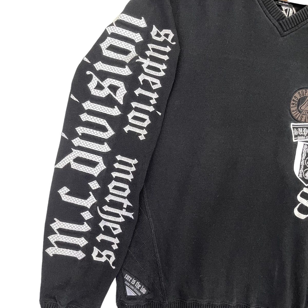 Japanese Brand × Vintage Mcd Punk Rock Surf Vneck Sweatshirt Size S Size US M / EU 48-50 / 2 - 6 Thumbnail