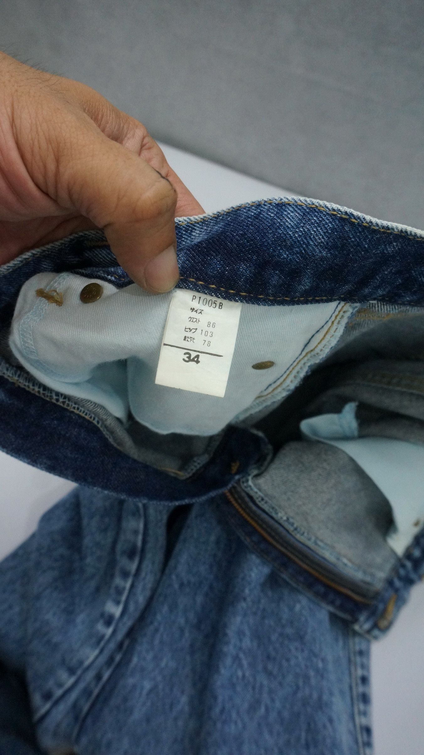 Japanese Brand Vintage 90s GL HEART Japan Jeans Size US 33 - 9 Thumbnail