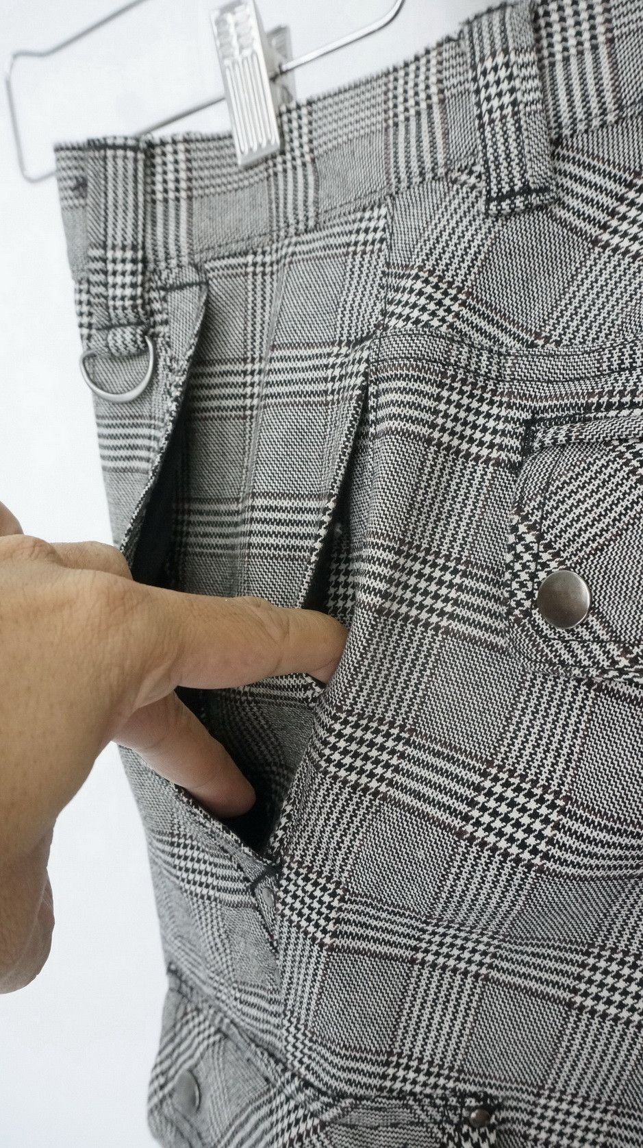 Japanese Brand KLEIN PLUS HOMME Glen Slim Skinny Fit Pants Size US 31 - 9 Thumbnail