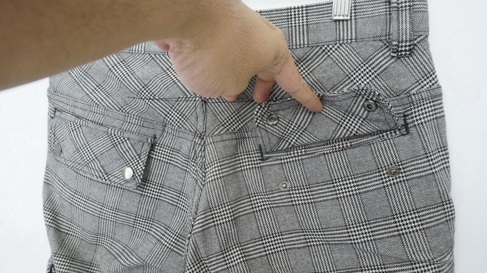 Japanese Brand KLEIN PLUS HOMME Glen Slim Skinny Fit Pants Size US 31 - 7 Thumbnail