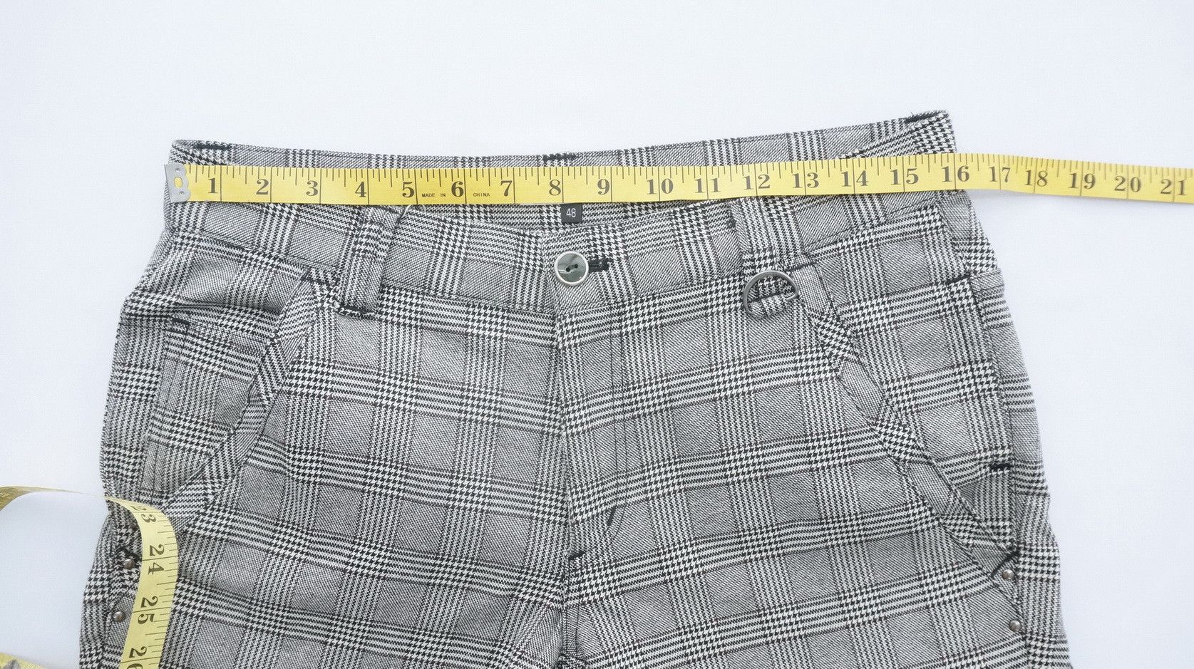 Japanese Brand KLEIN PLUS HOMME Glen Slim Skinny Fit Pants Size US 31 - 12 Thumbnail