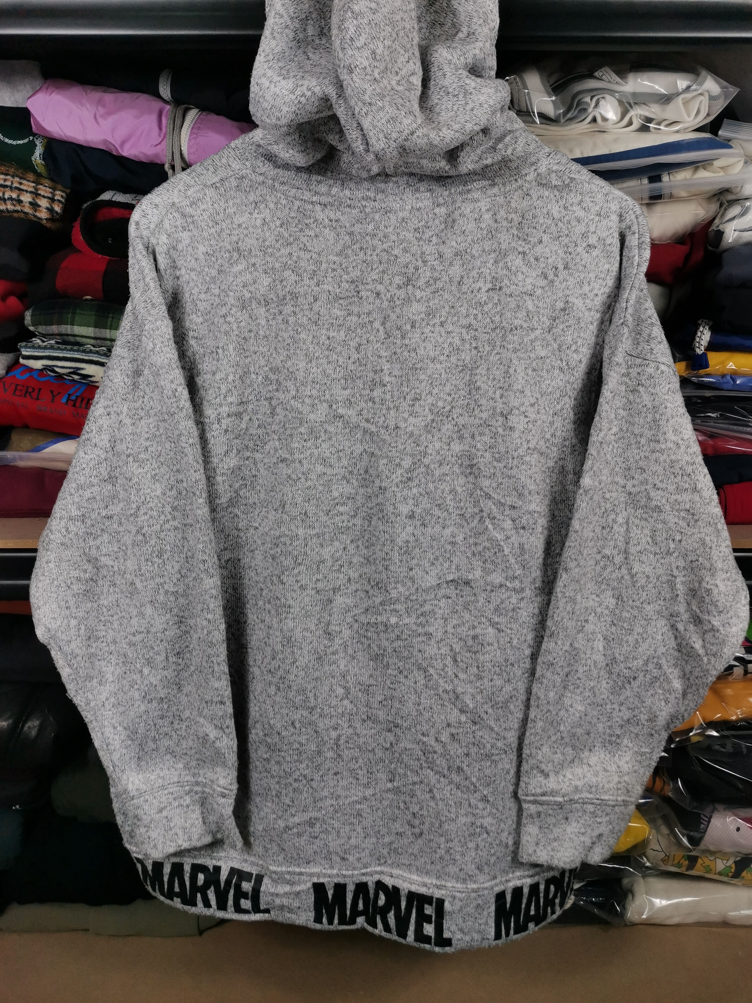 DC Comics Vintage Marvel Spellout Hoodie Pullover Size US L / EU 52-54 / 3 - 3 Thumbnail