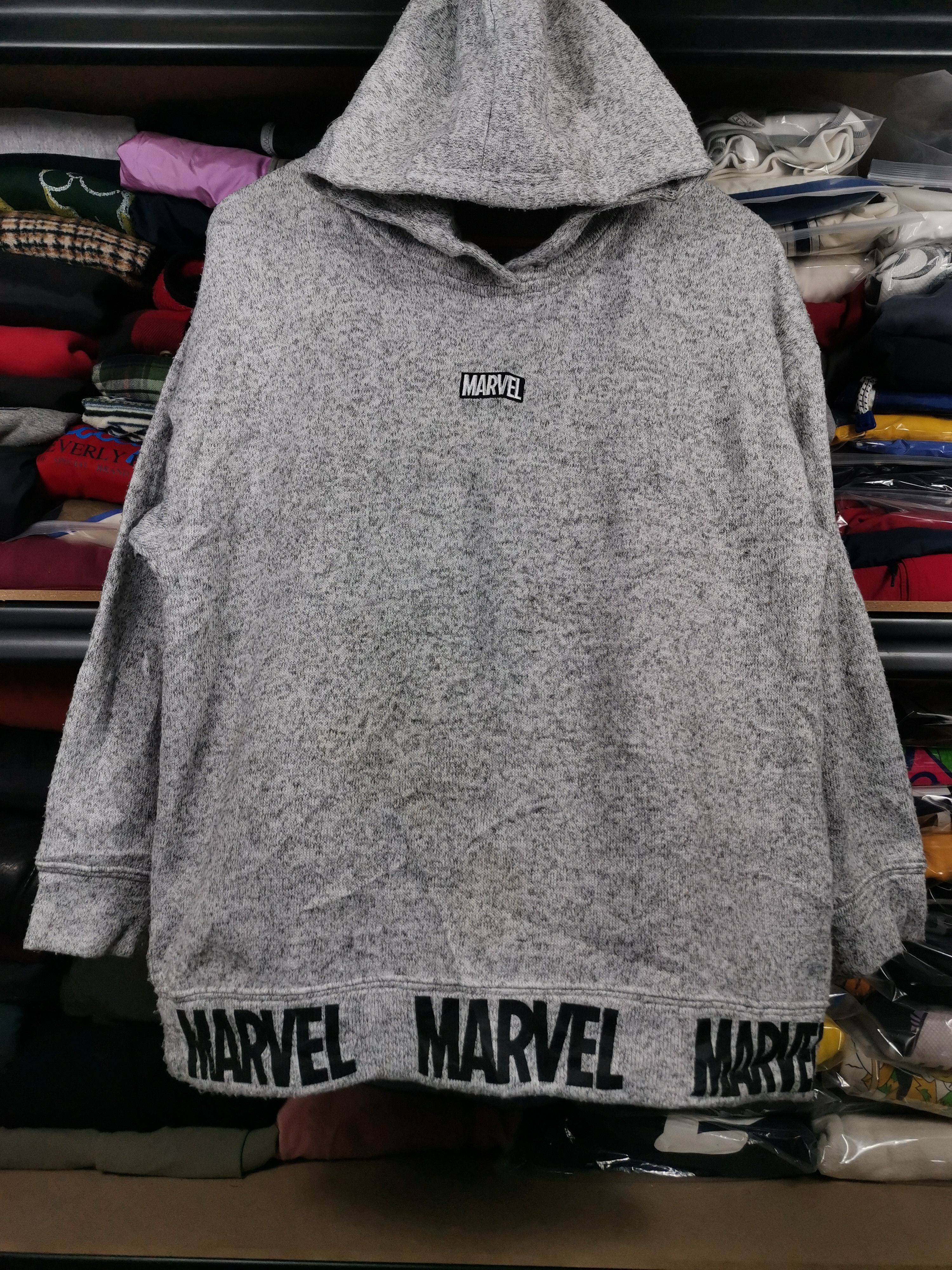 DC Comics Vintage Marvel Spellout Hoodie Pullover Size US L / EU 52-54 / 3 - 1 Thumbnail
