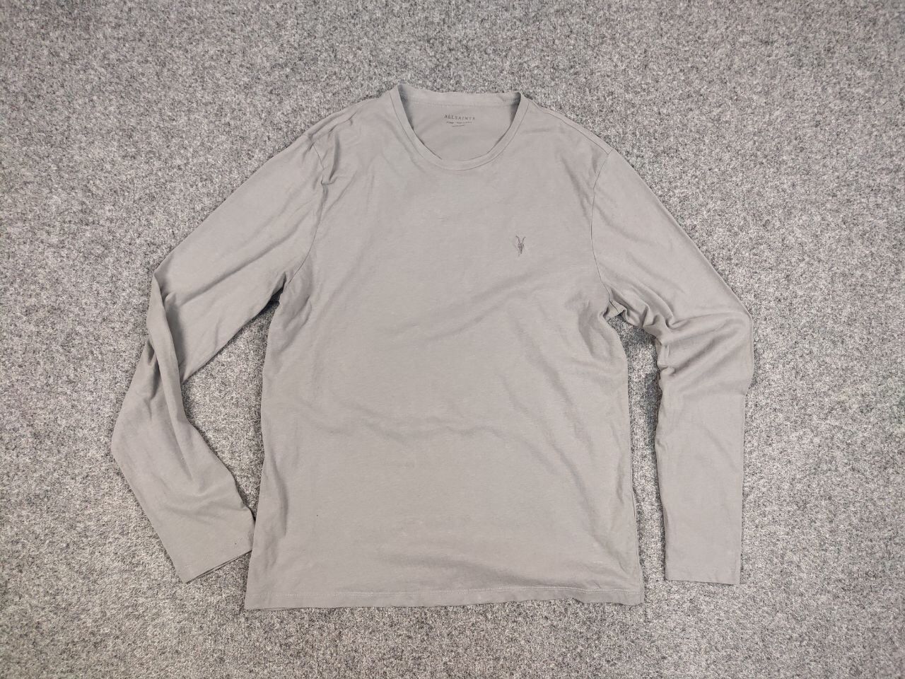Allsaints Allsaints Brace ls crew Blanc Gray Mens long sleeve Size US L / EU 52-54 / 3 - 15 Thumbnail
