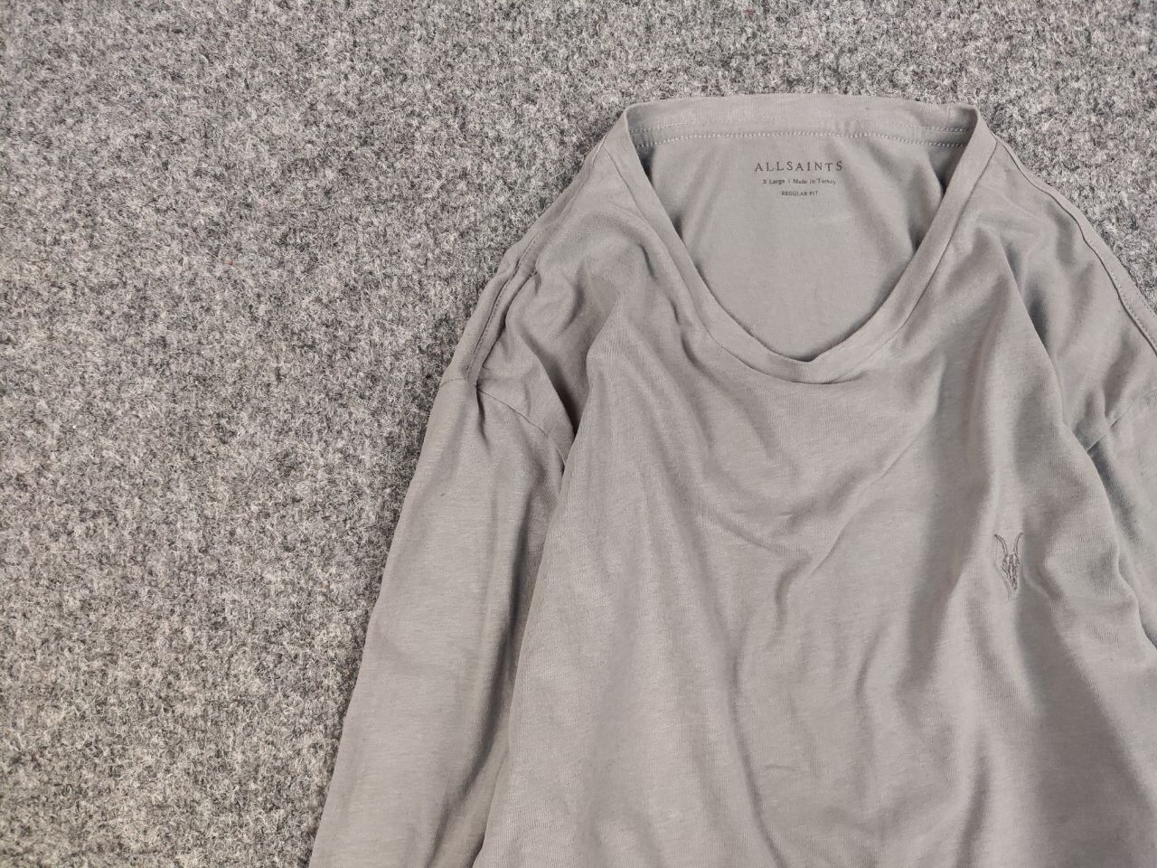 Allsaints Allsaints Brace ls crew Blanc Gray Mens long sleeve Size US L / EU 52-54 / 3 - 11 Thumbnail