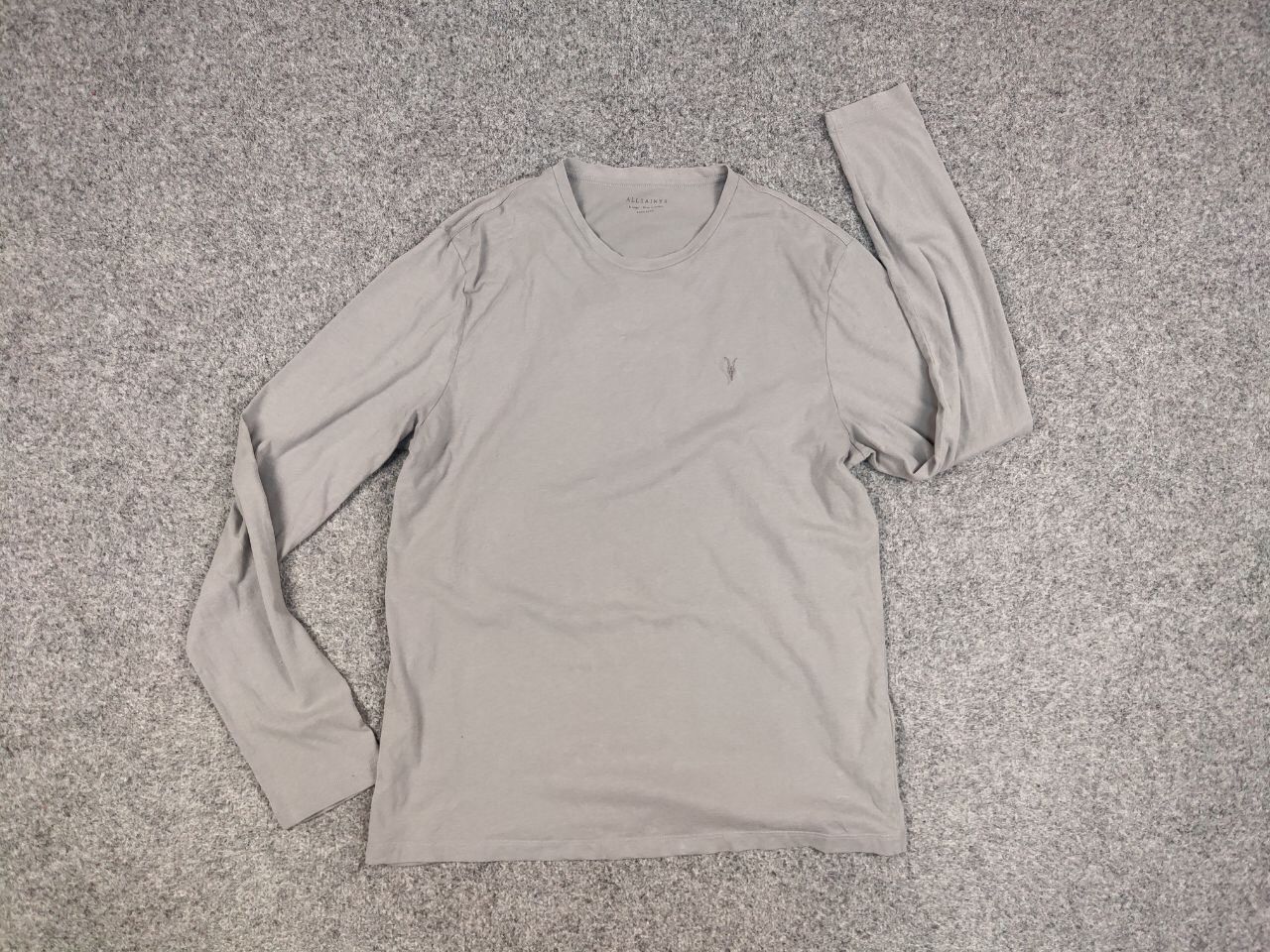 Allsaints Allsaints Brace ls crew Blanc Gray Mens long sleeve Size US L / EU 52-54 / 3 - 14 Thumbnail