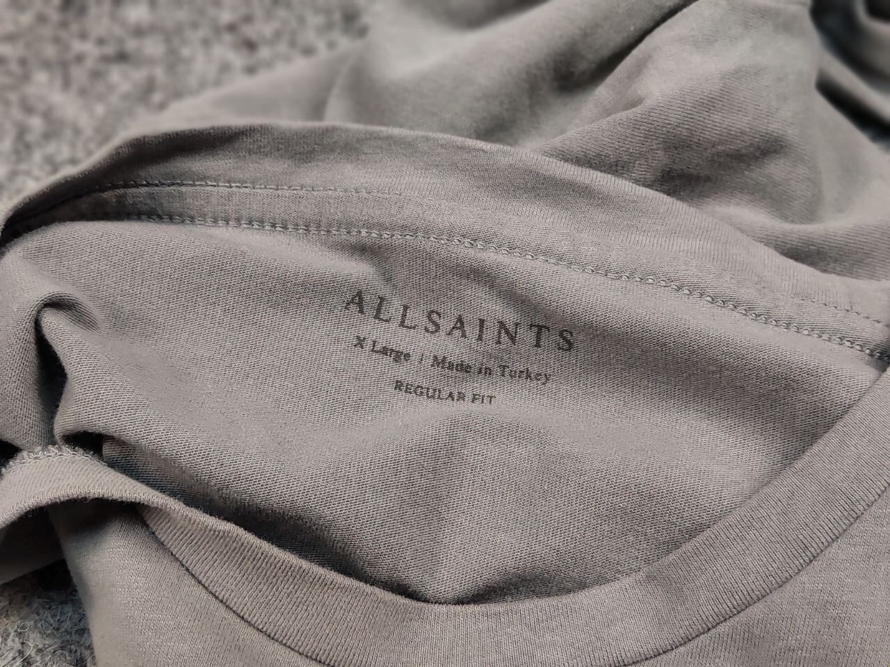 Allsaints Allsaints Brace ls crew Blanc Gray Mens long sleeve Size US L / EU 52-54 / 3 - 19 Thumbnail