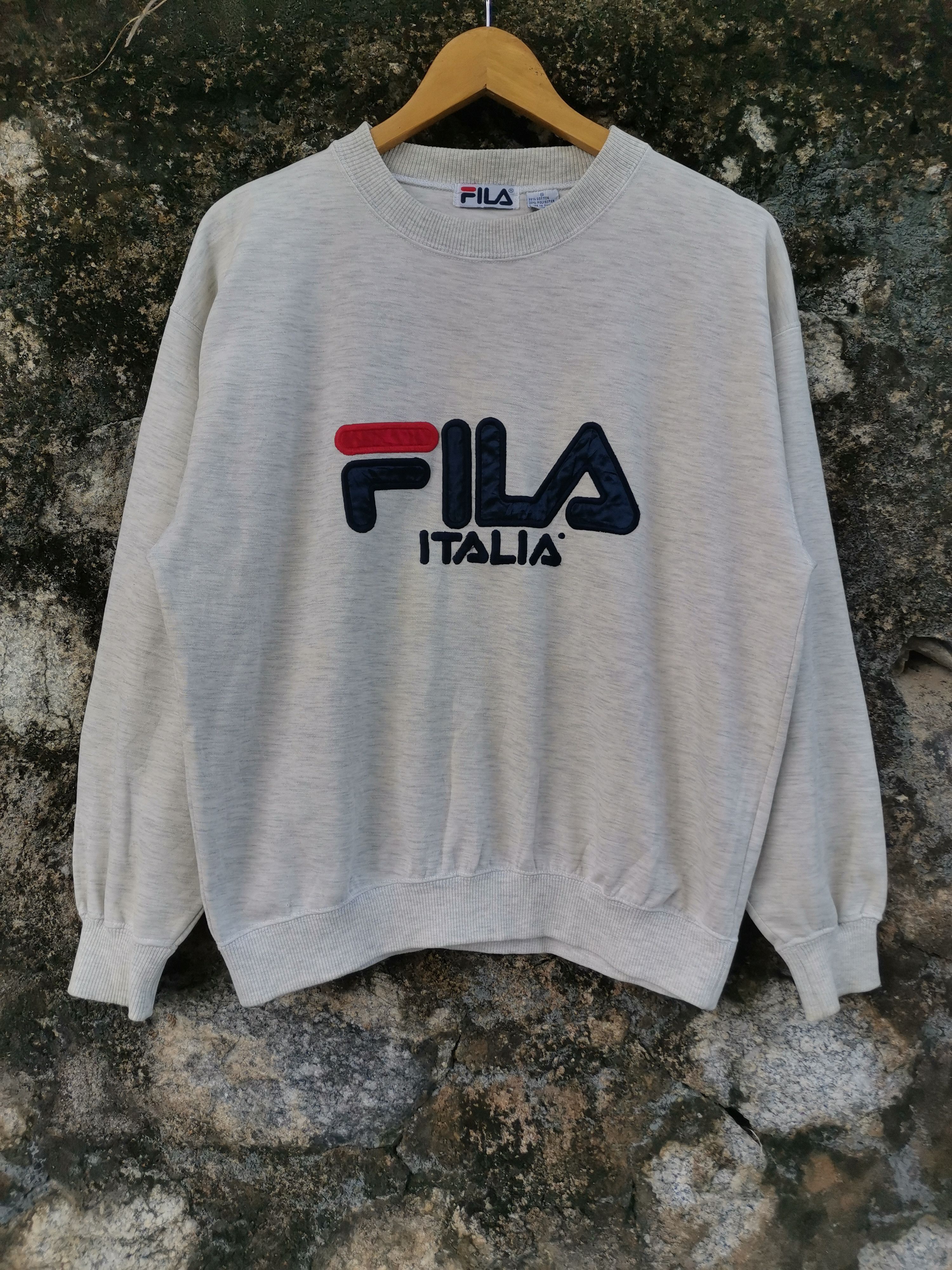 Fila Vintage Fila Big Logo Sweatshirt Size US M / EU 48-50 / 2 - 1 Thumbnail