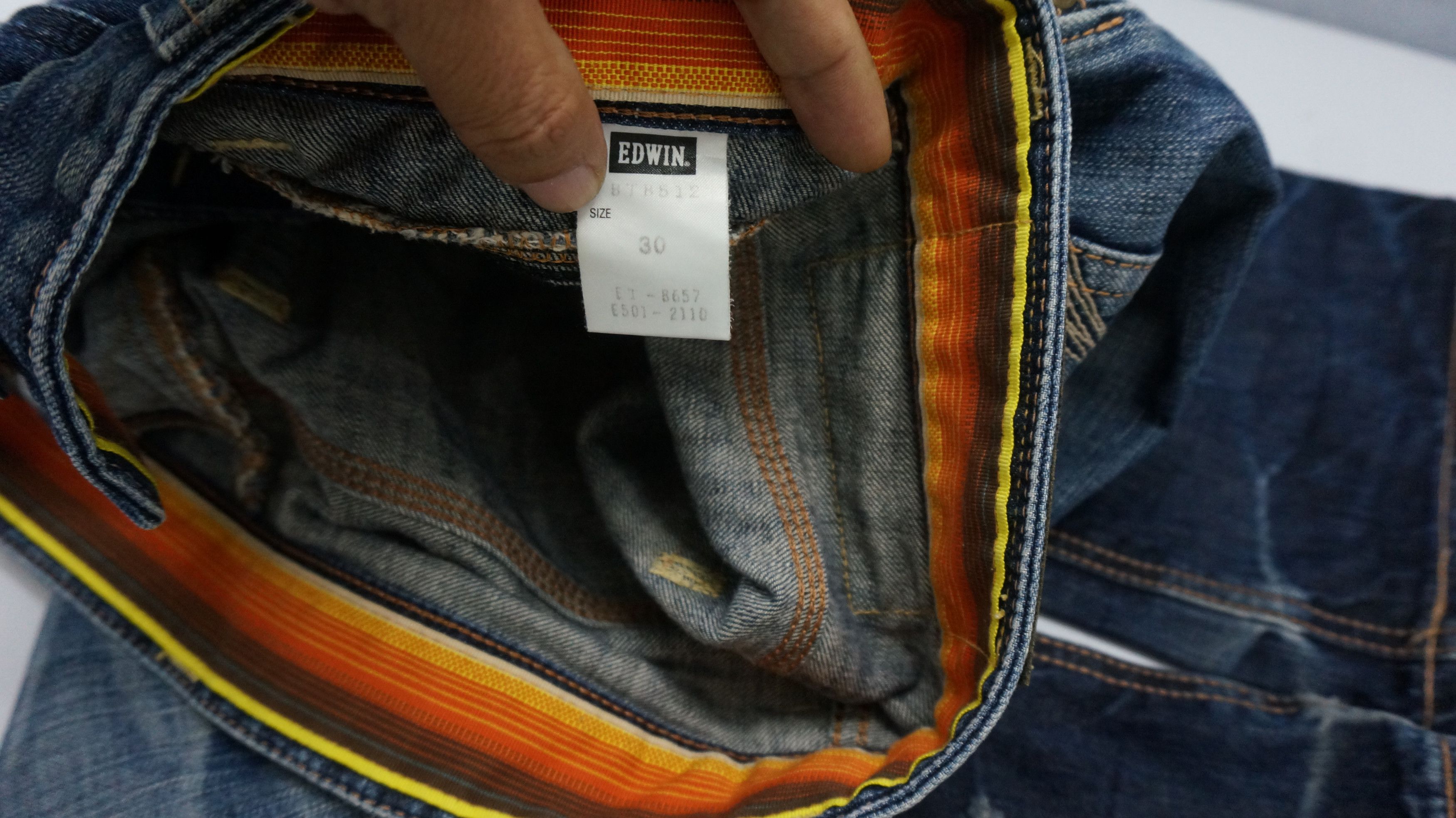 Edwin Dope Vintage EDWIN Front Pocket Denim Size US 30 / EU 46 - 13 Thumbnail
