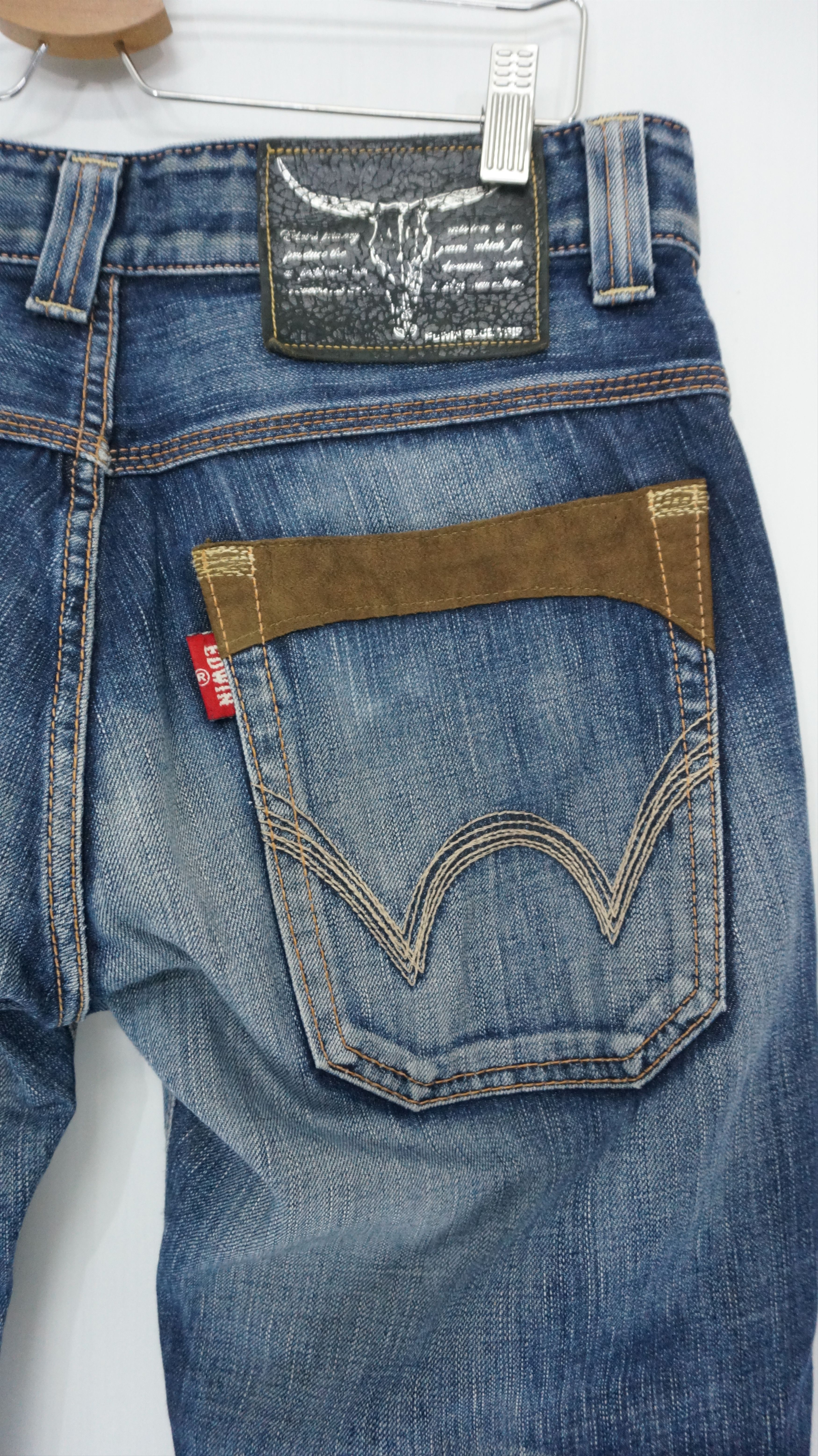 Edwin Dope Vintage EDWIN Front Pocket Denim Size US 30 / EU 46 - 10 Thumbnail