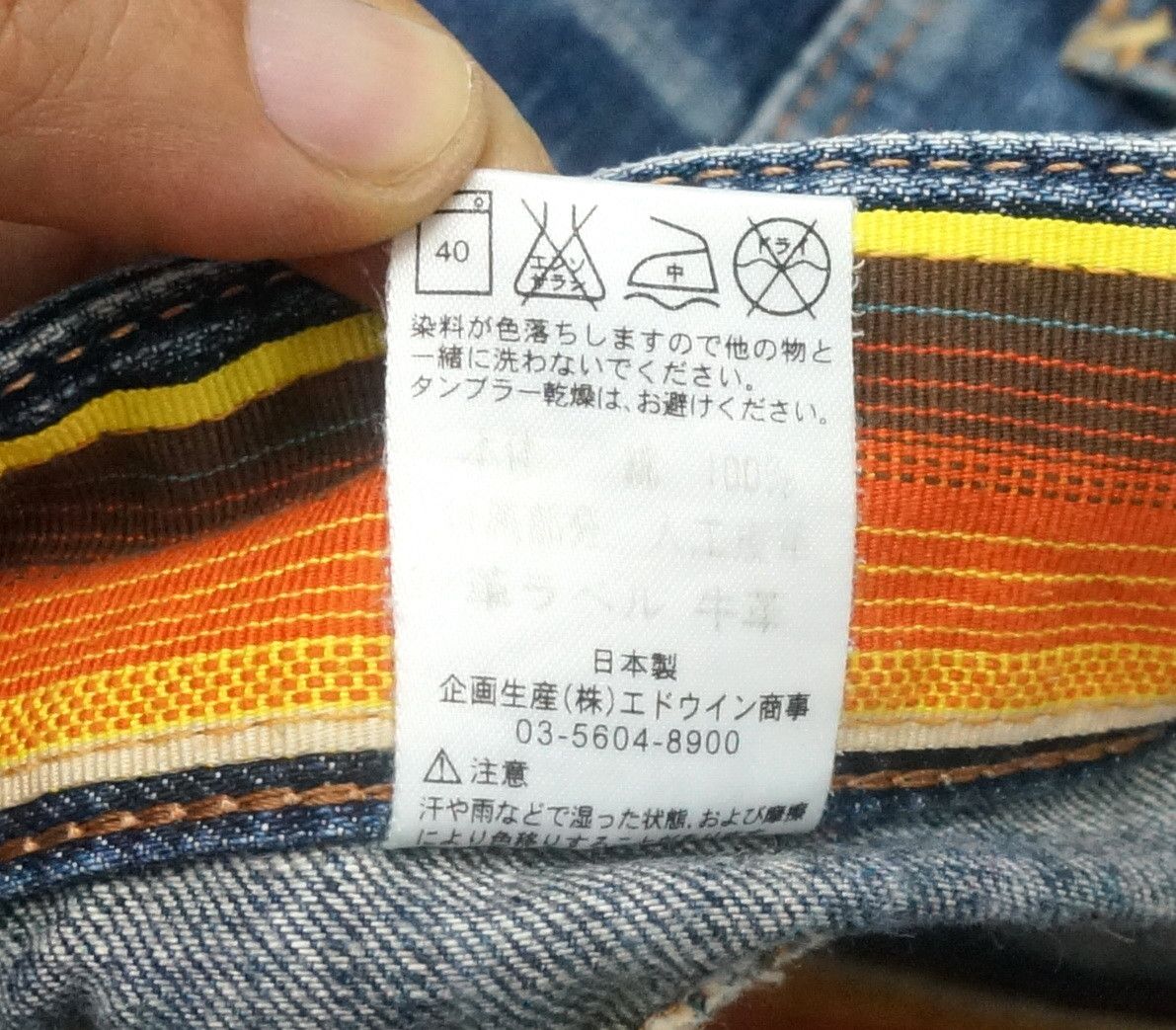 Edwin Dope Vintage EDWIN Front Pocket Denim Size US 30 / EU 46 - 20 Thumbnail