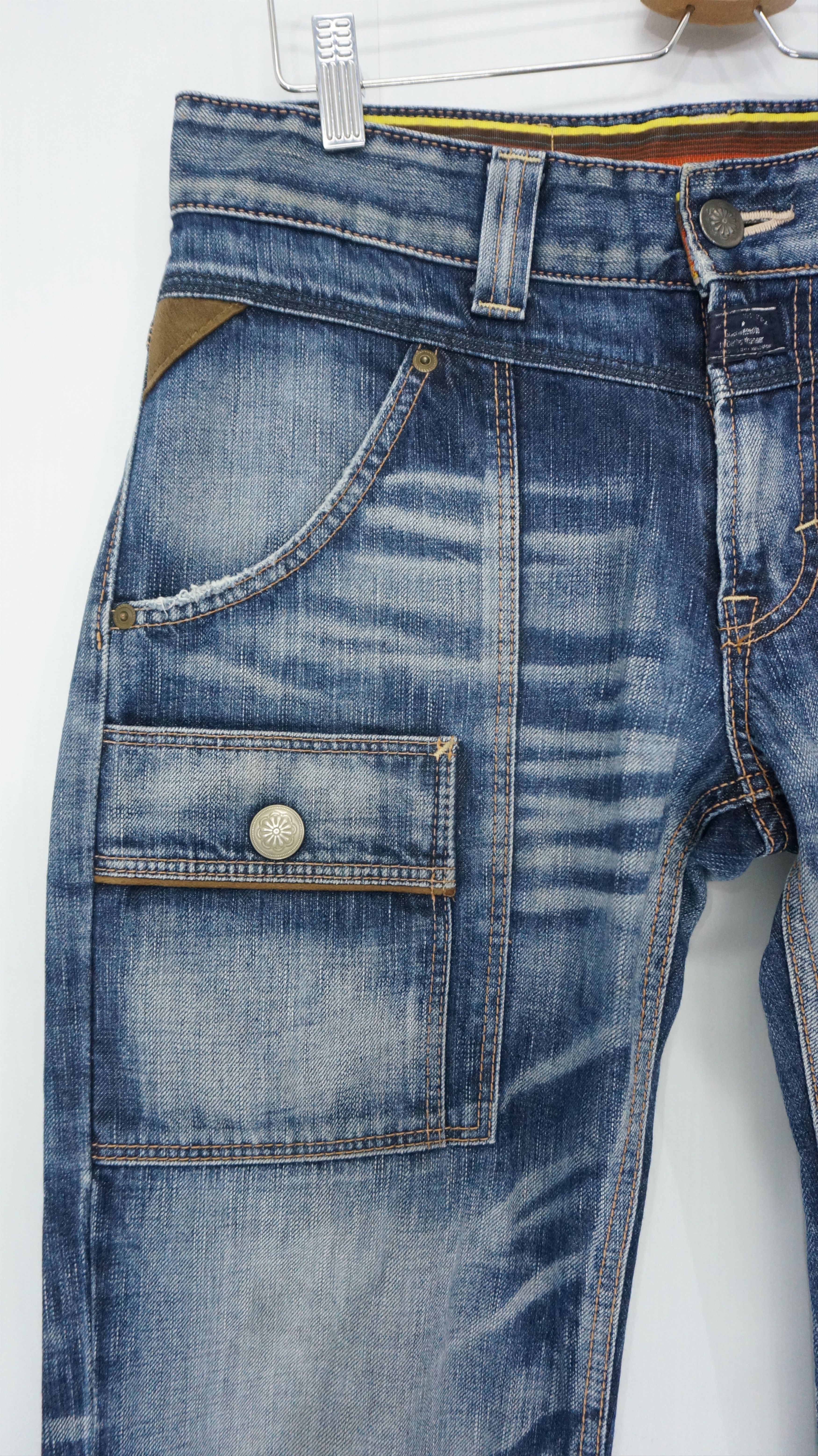 Edwin Dope Vintage EDWIN Front Pocket Denim Size US 30 / EU 46 - 4 Thumbnail