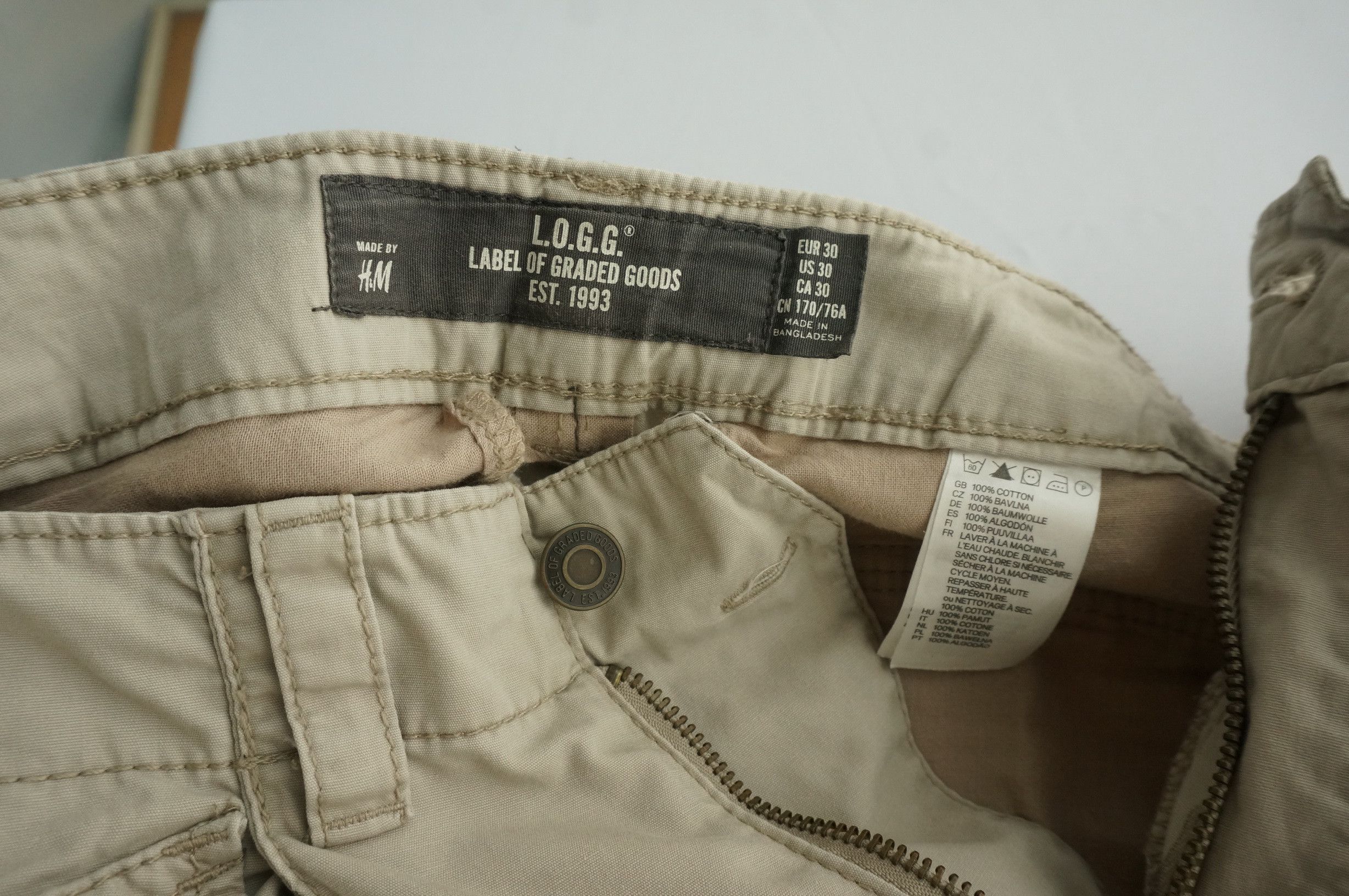 H&M 🔥 H&M X L.O.G.G Tactical Military Cargo Pants Size US 30 / EU 46 - 16 Thumbnail