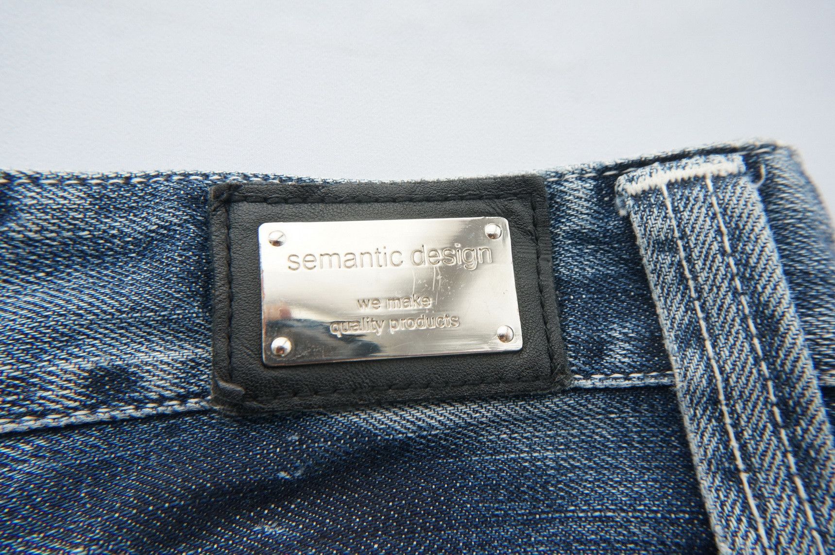 semanticdesign Rare! SEMANTIC DESIGN Long Zipper Pocket Camo Roll Up Jeans Size US 29 - 19 Thumbnail