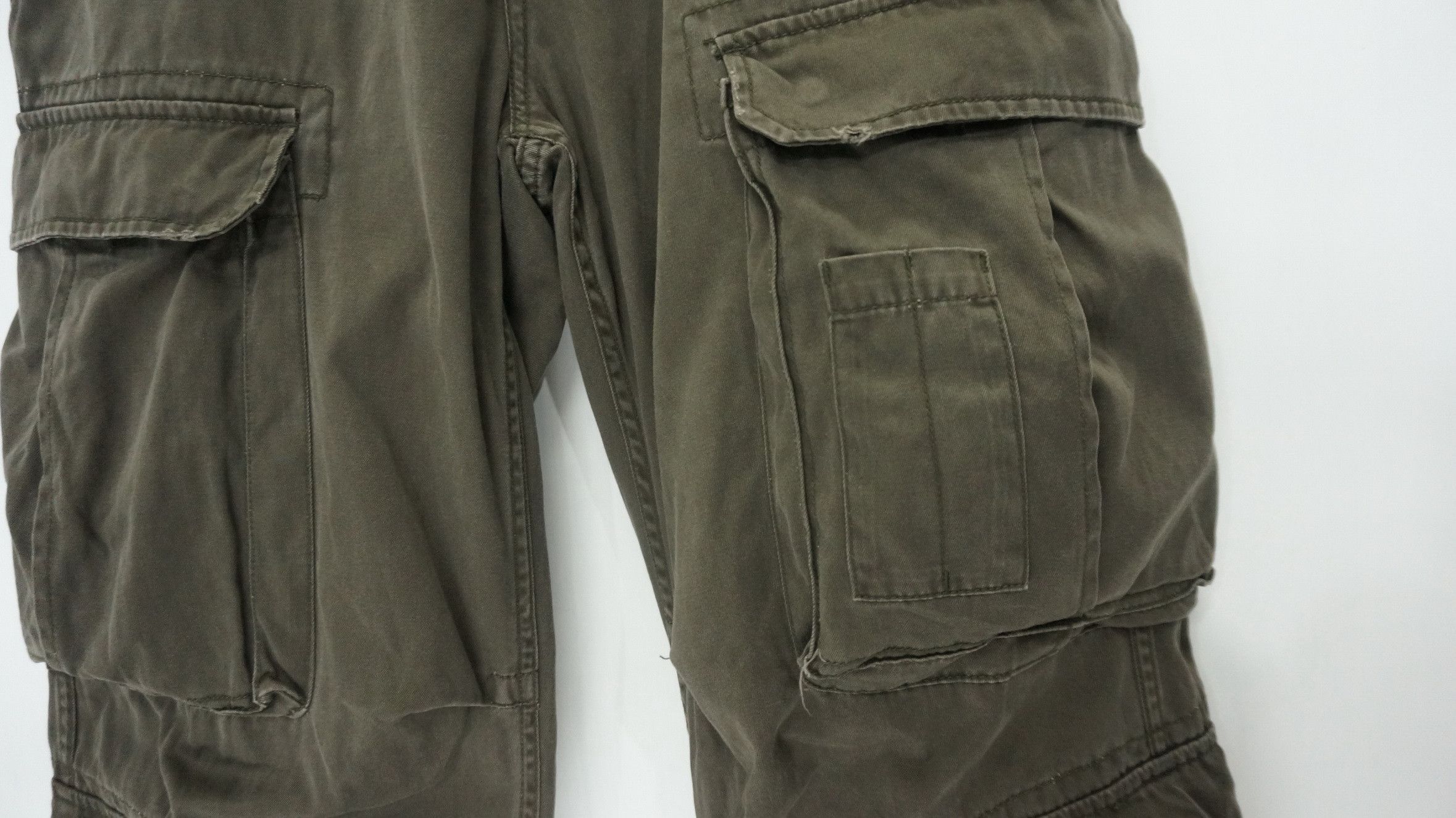 Japanese Brand 🔥REAL CRUSH CLOTHING 8 Pockets Tactical Worn Cargo Pants Size US 30 / EU 46 - 8 Thumbnail
