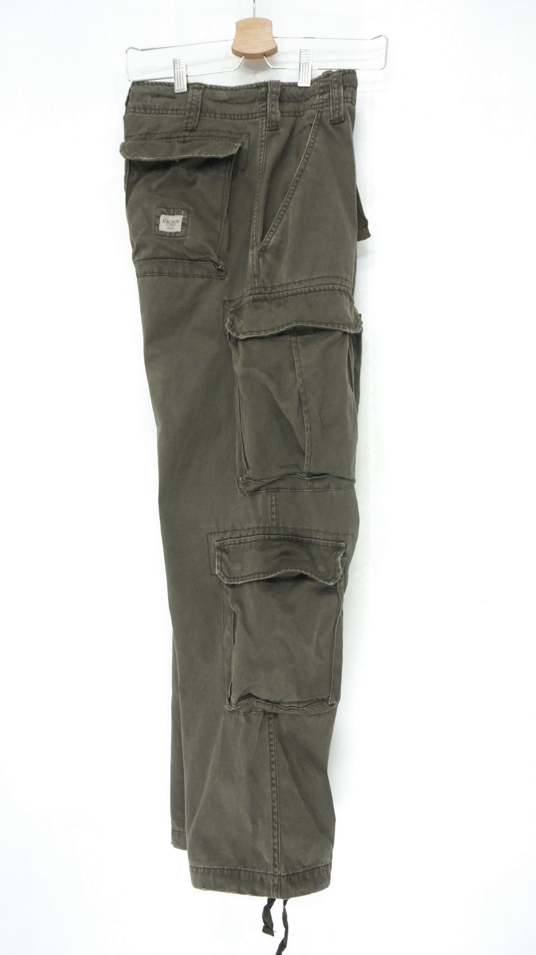 Japanese Brand 🔥REAL CRUSH CLOTHING 8 Pockets Tactical Worn Cargo Pants Size US 30 / EU 46 - 12 Thumbnail