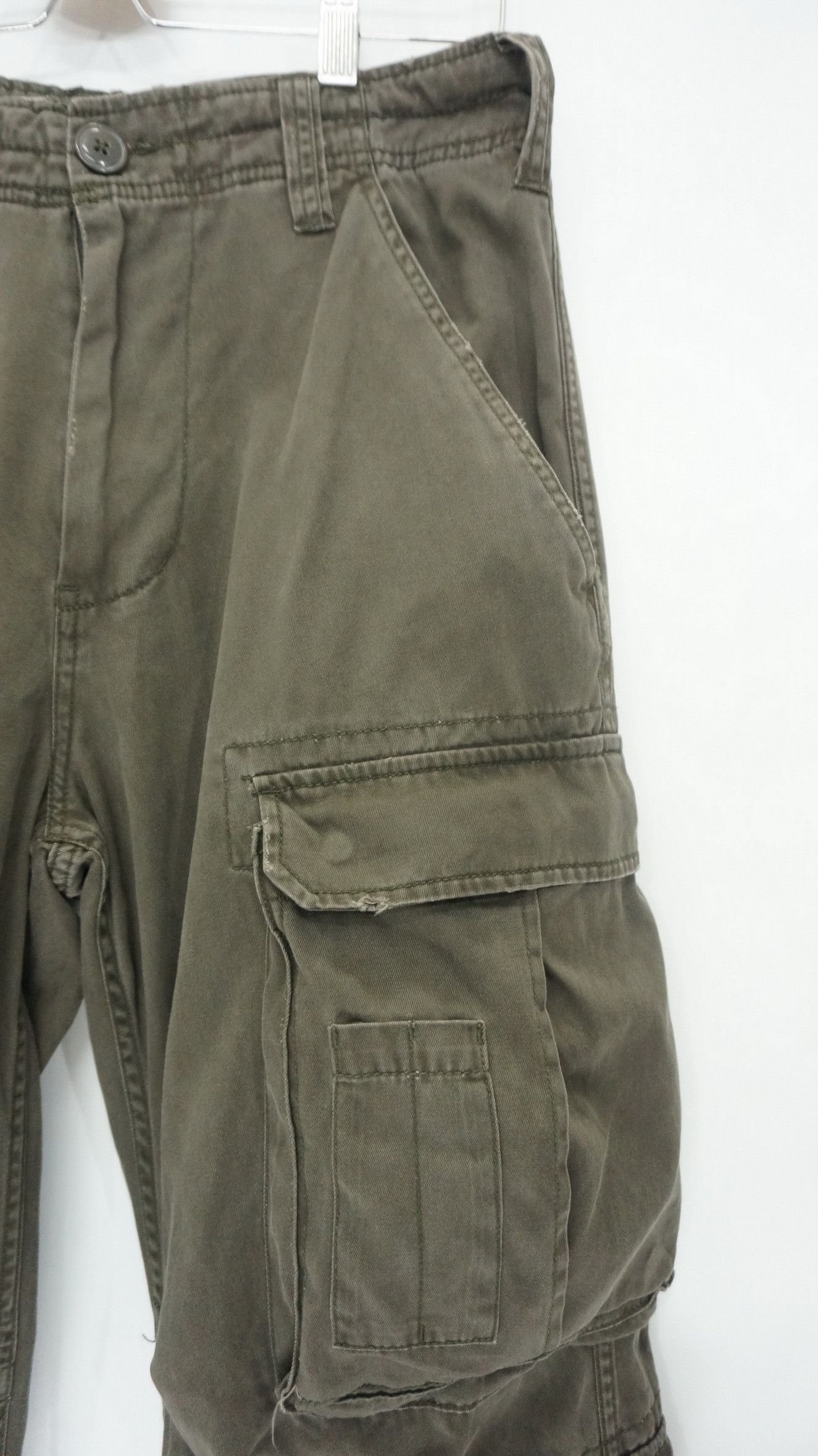 Japanese Brand 🔥REAL CRUSH CLOTHING 8 Pockets Tactical Worn Cargo Pants Size US 30 / EU 46 - 5 Thumbnail