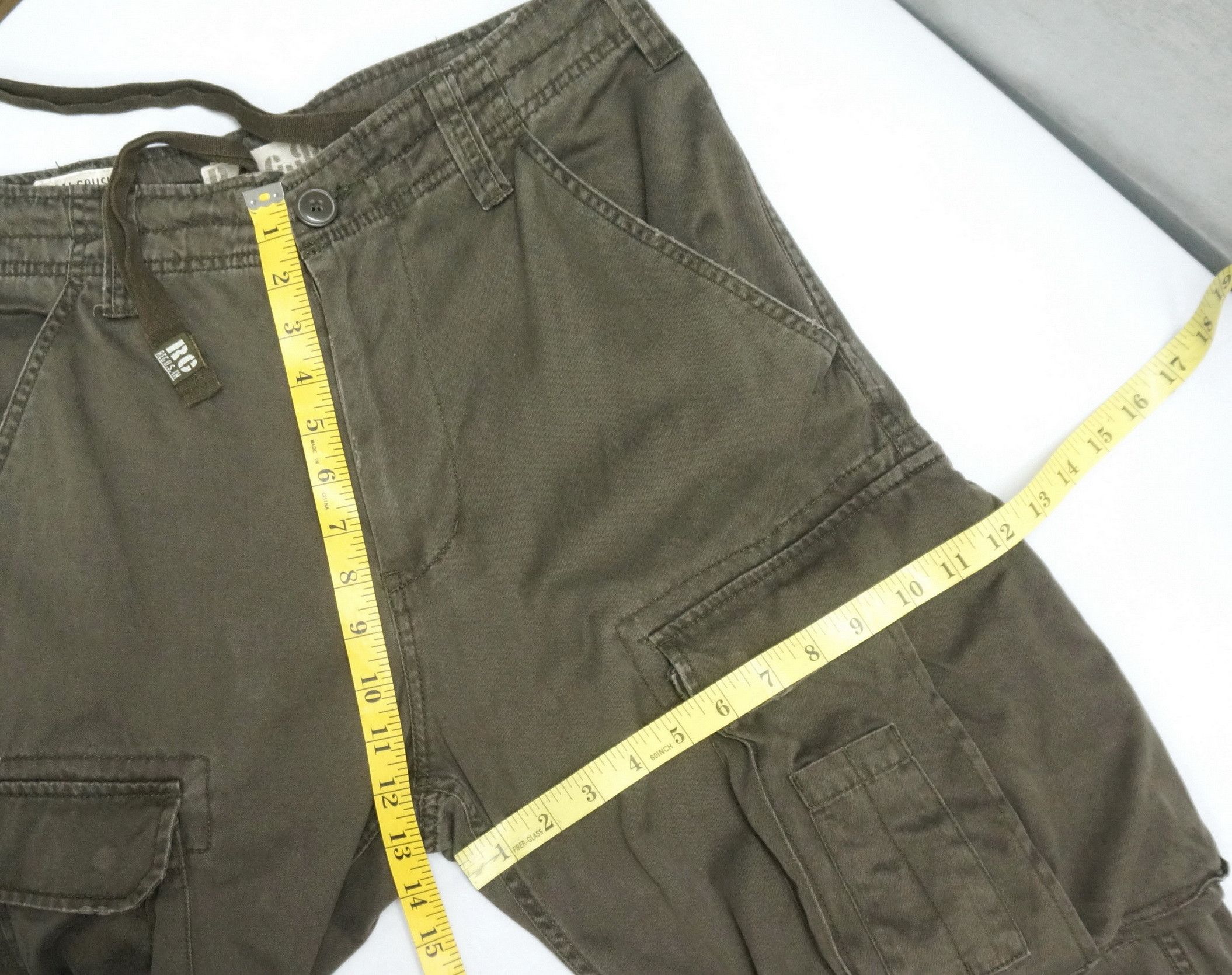 Japanese Brand 🔥REAL CRUSH CLOTHING 8 Pockets Tactical Worn Cargo Pants Size US 30 / EU 46 - 15 Thumbnail