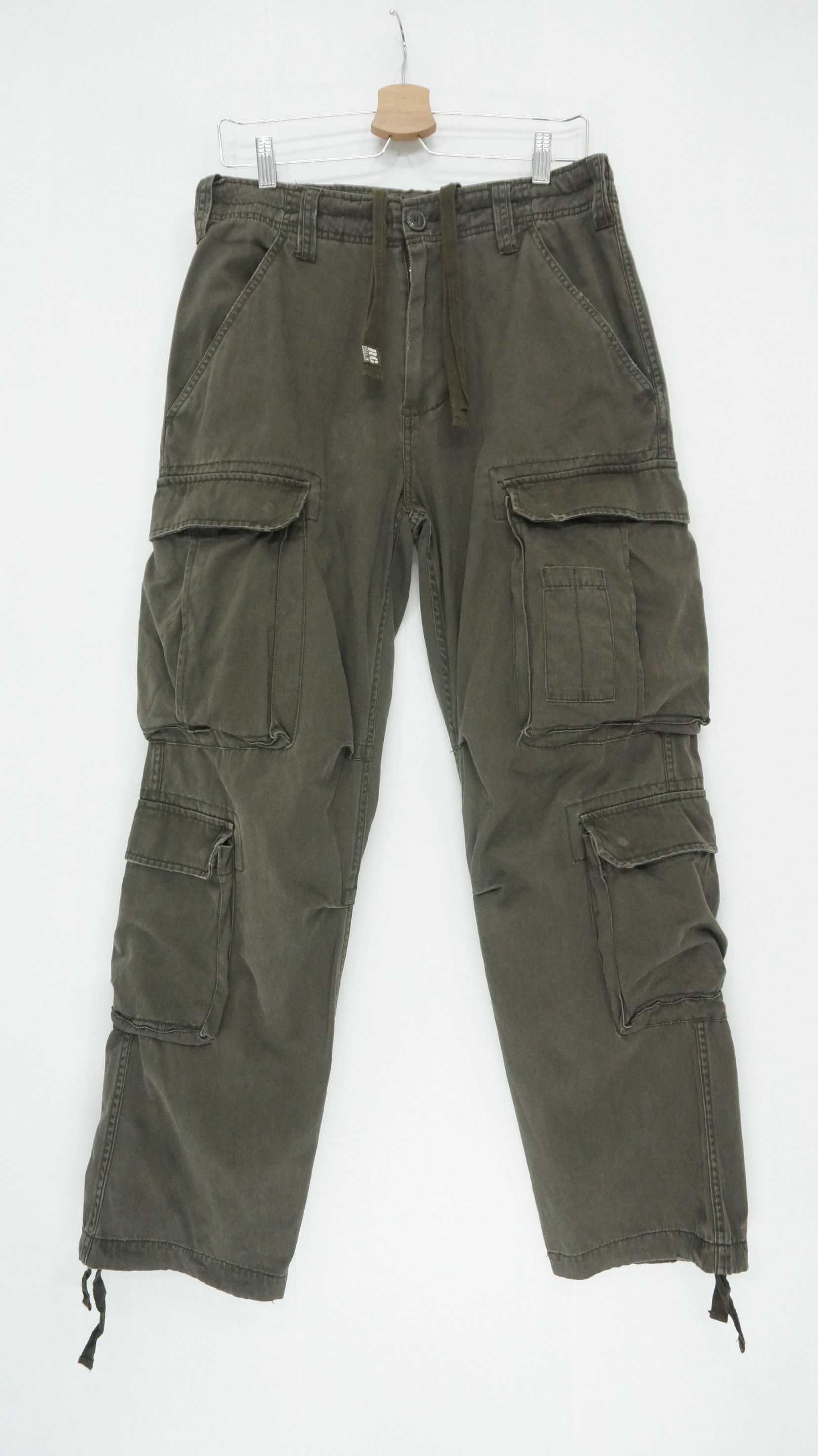 Japanese Brand 🔥REAL CRUSH CLOTHING 8 Pockets Tactical Worn Cargo Pants Size US 30 / EU 46 - 10 Thumbnail