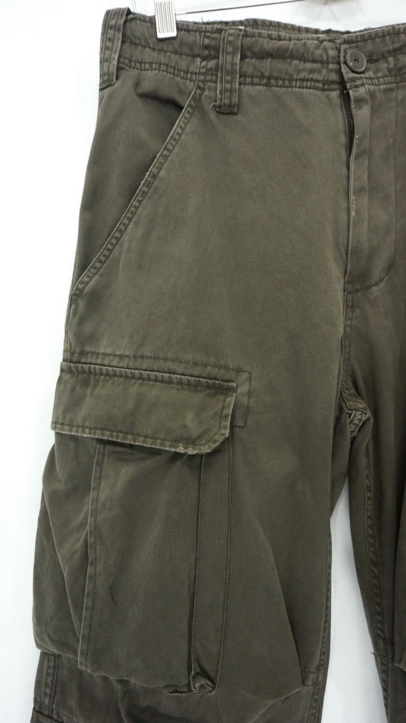 Japanese Brand 🔥REAL CRUSH CLOTHING 8 Pockets Tactical Worn Cargo Pants Size US 30 / EU 46 - 4 Thumbnail